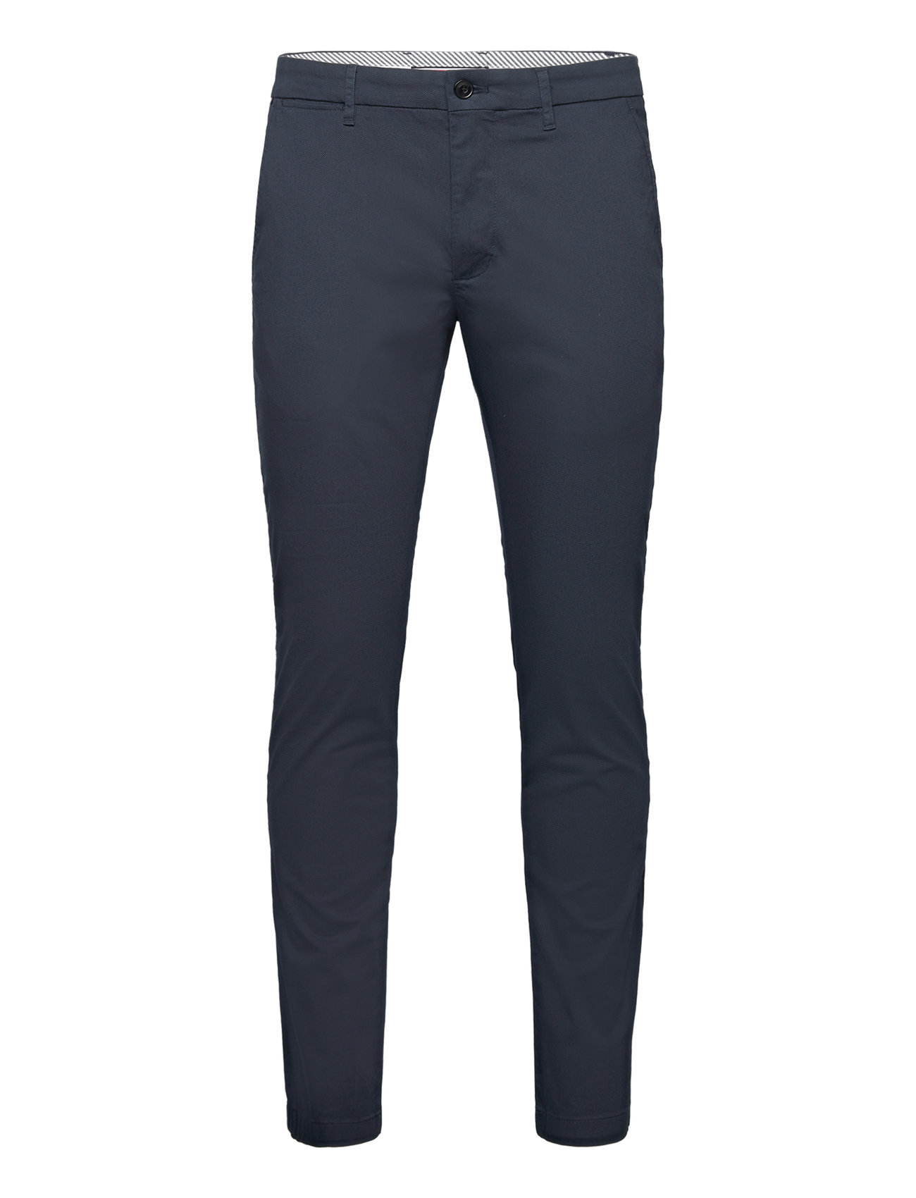 Bleecker Chino Printed Structure Bottoms Trousers Chinos Navy Tommy Hilfiger
