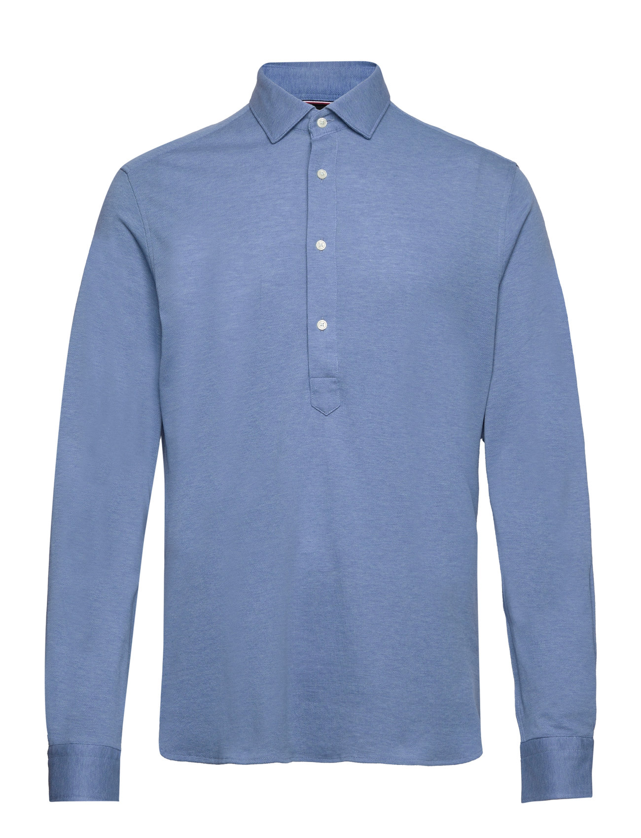 Dc Pique Popover Rf Shirt Blue Tommy Hilfiger