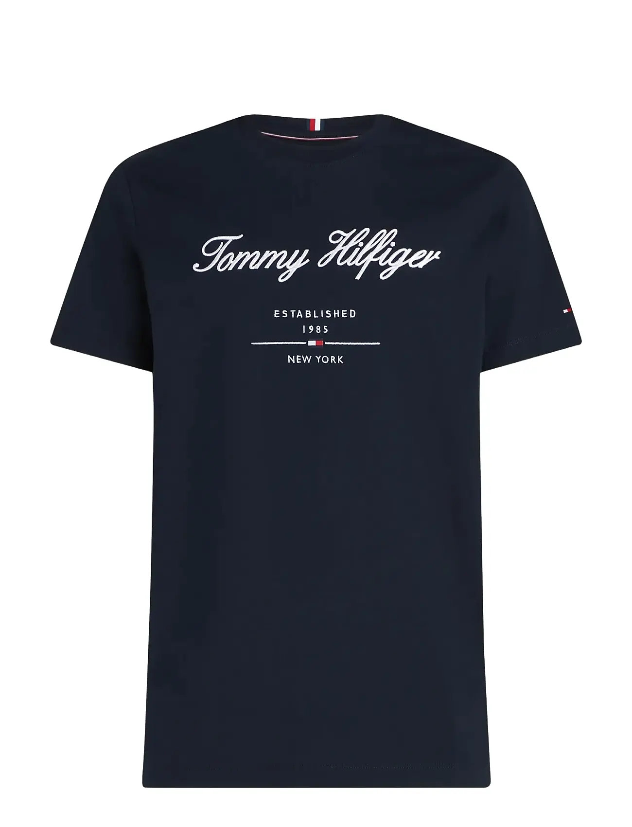 Script Logo Tee Navy Tommy Hilfiger