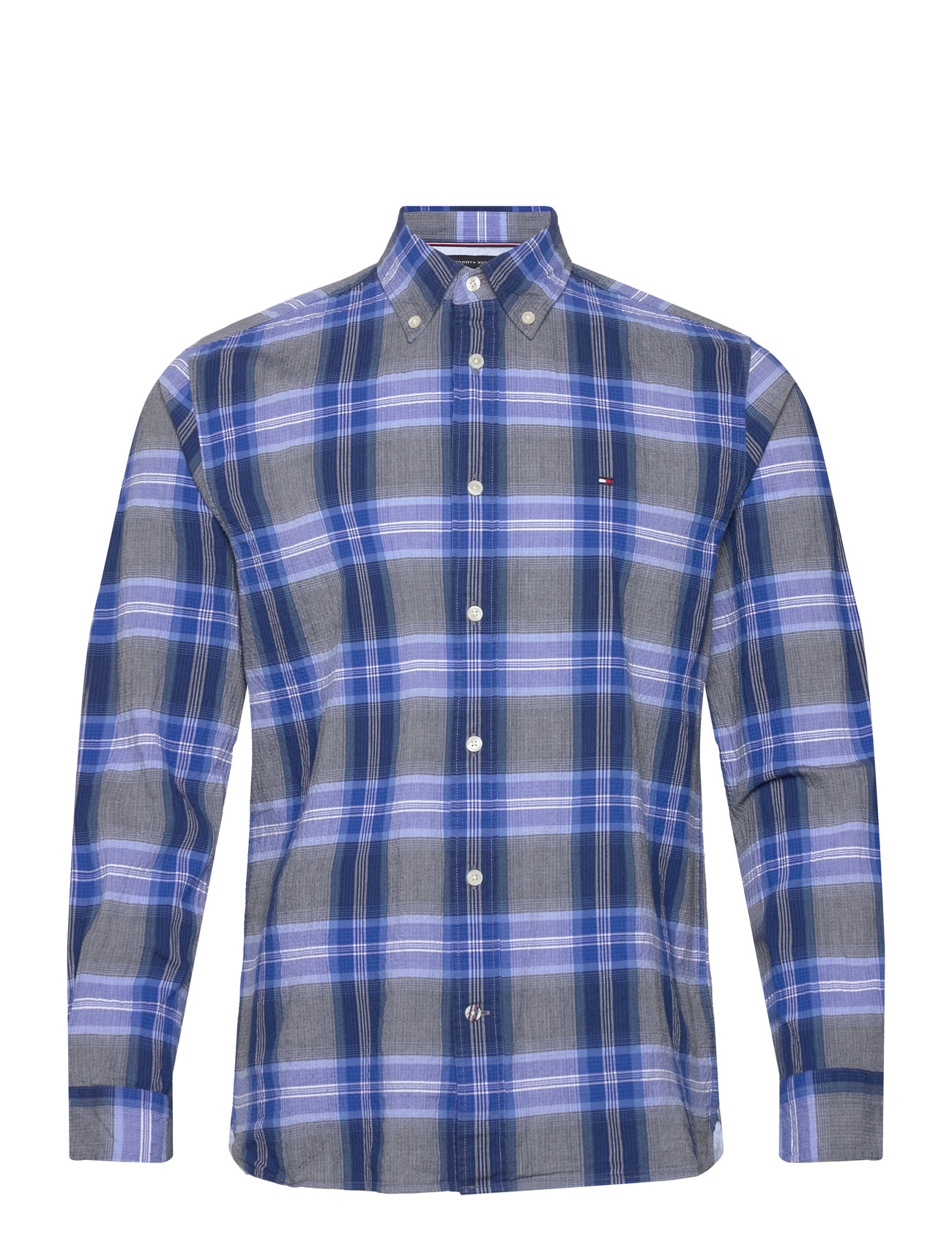 Tommy Hilfiger Flex skjortor Rf - Textured Casual Tartan Shirt