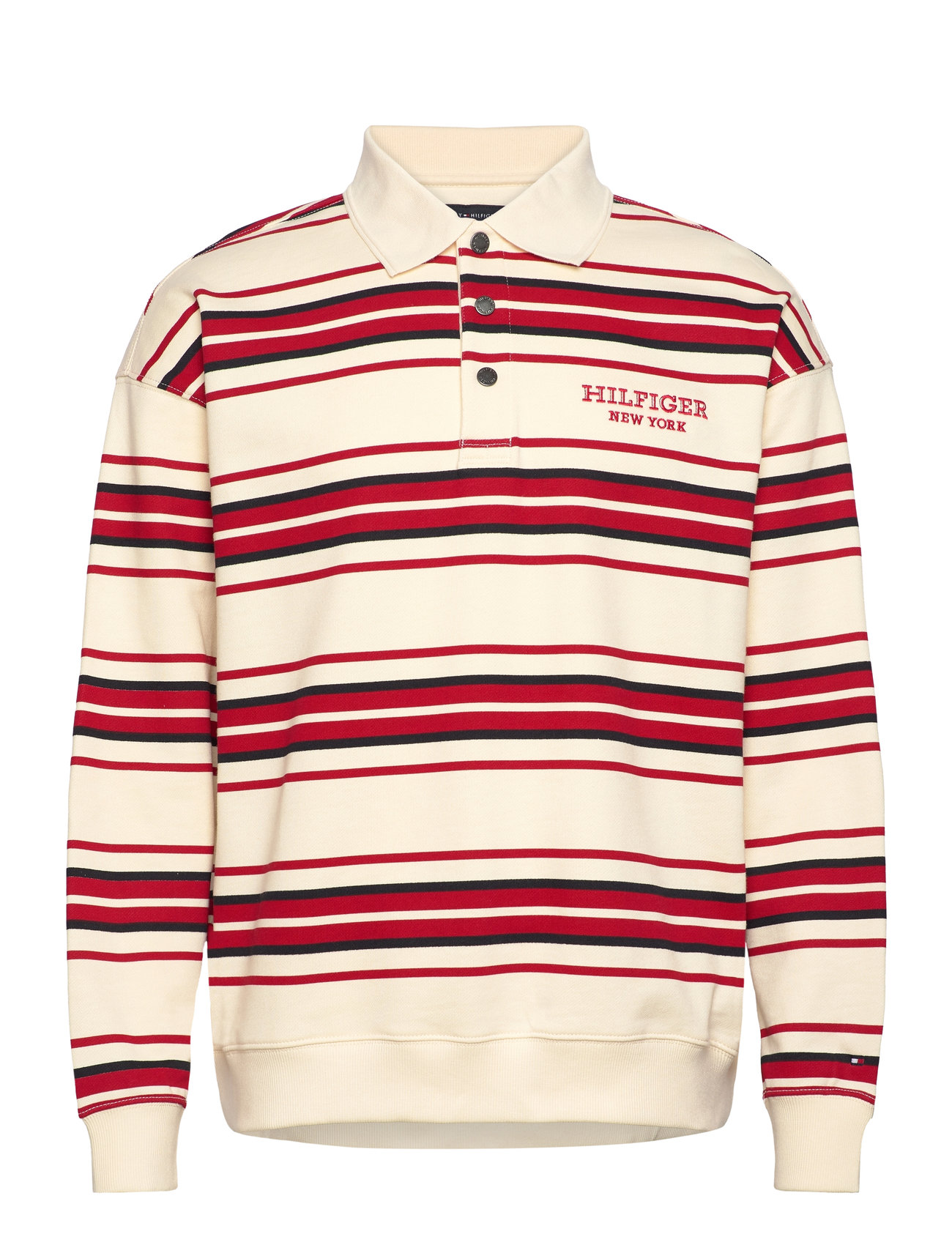 Monotype Stripe Rugby Cream Tommy Hilfiger