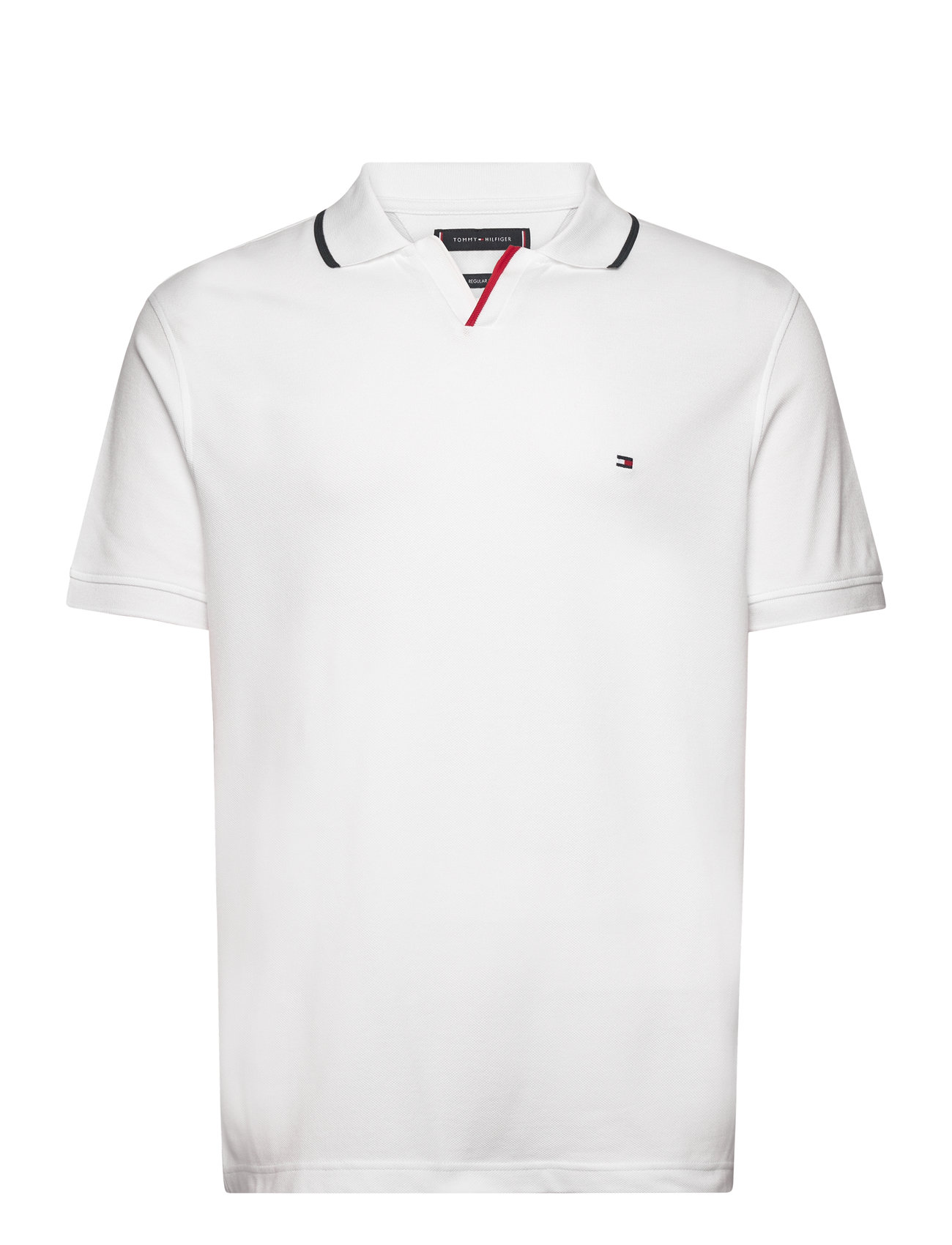 Tommy Hilfiger Rwb Tipped V Collar Reg Polo - Kurzärmelig - Boozt.com ...