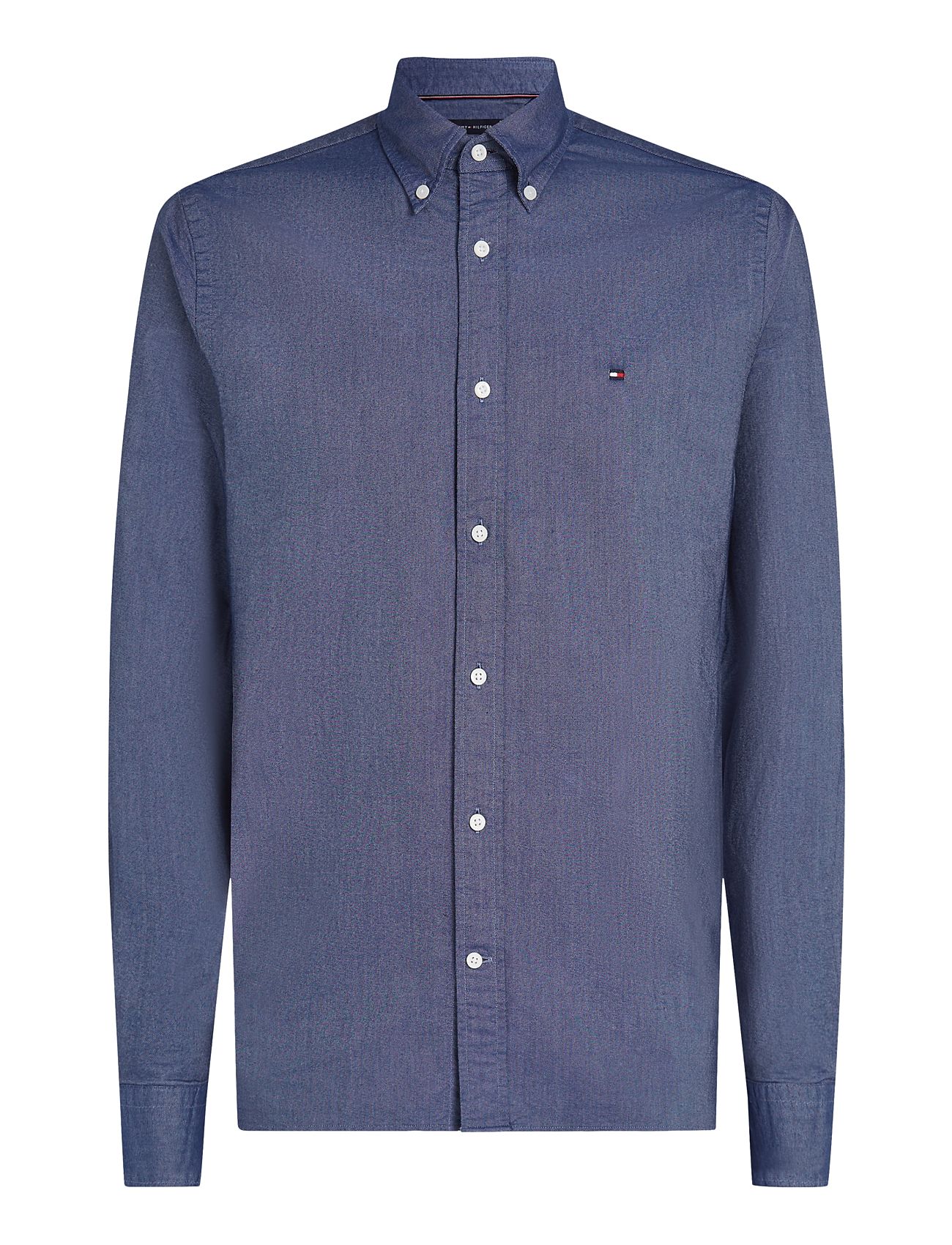 Solid Heritage Oxford Rf Shirt Blue Tommy Hilfiger 164184