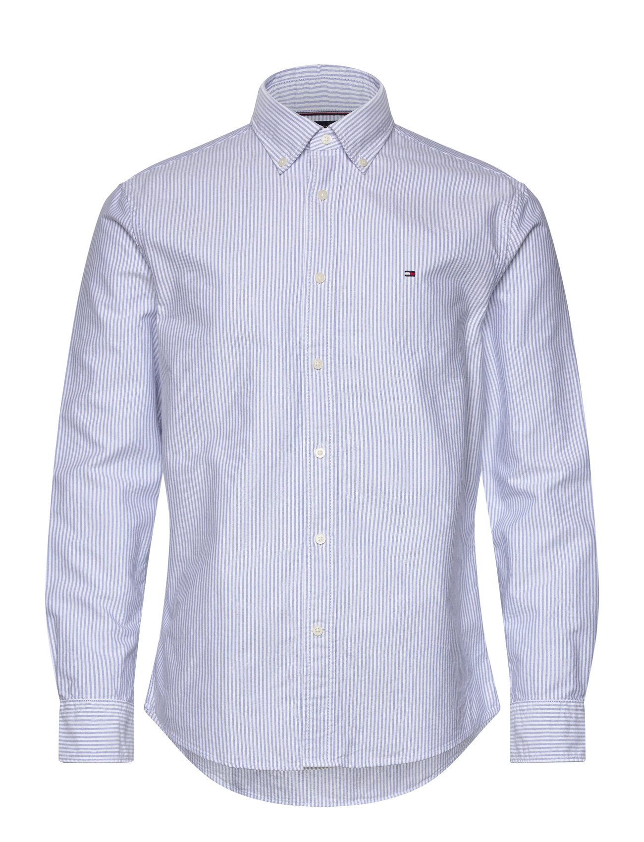 Tommy Hilfiger Heritage Oxford Stripe Rf Shirt Blå