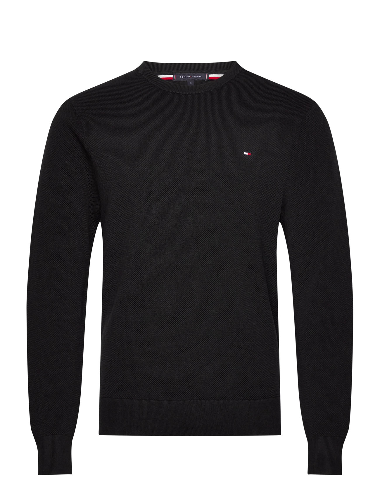 Essential Structure Crew Neck Black Tommy Hilfiger