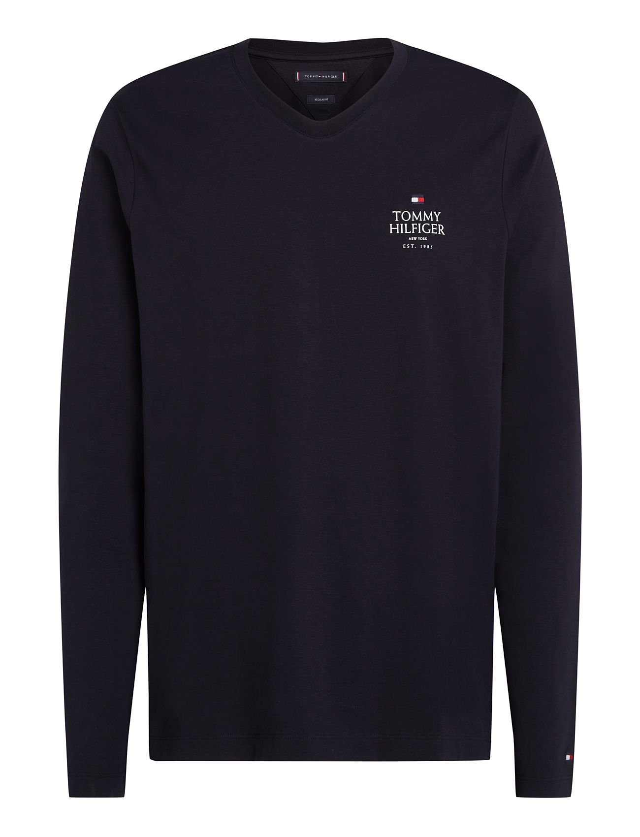 Hilfiger Stack Ls Tee Navy Tommy Hilfiger