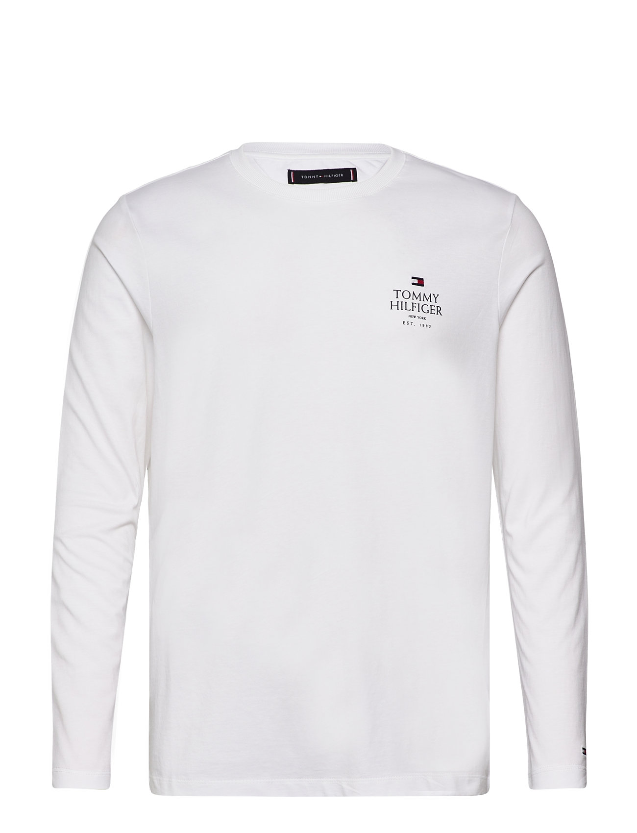 Hilfiger Stack Ls Tee White Tommy Hilfiger