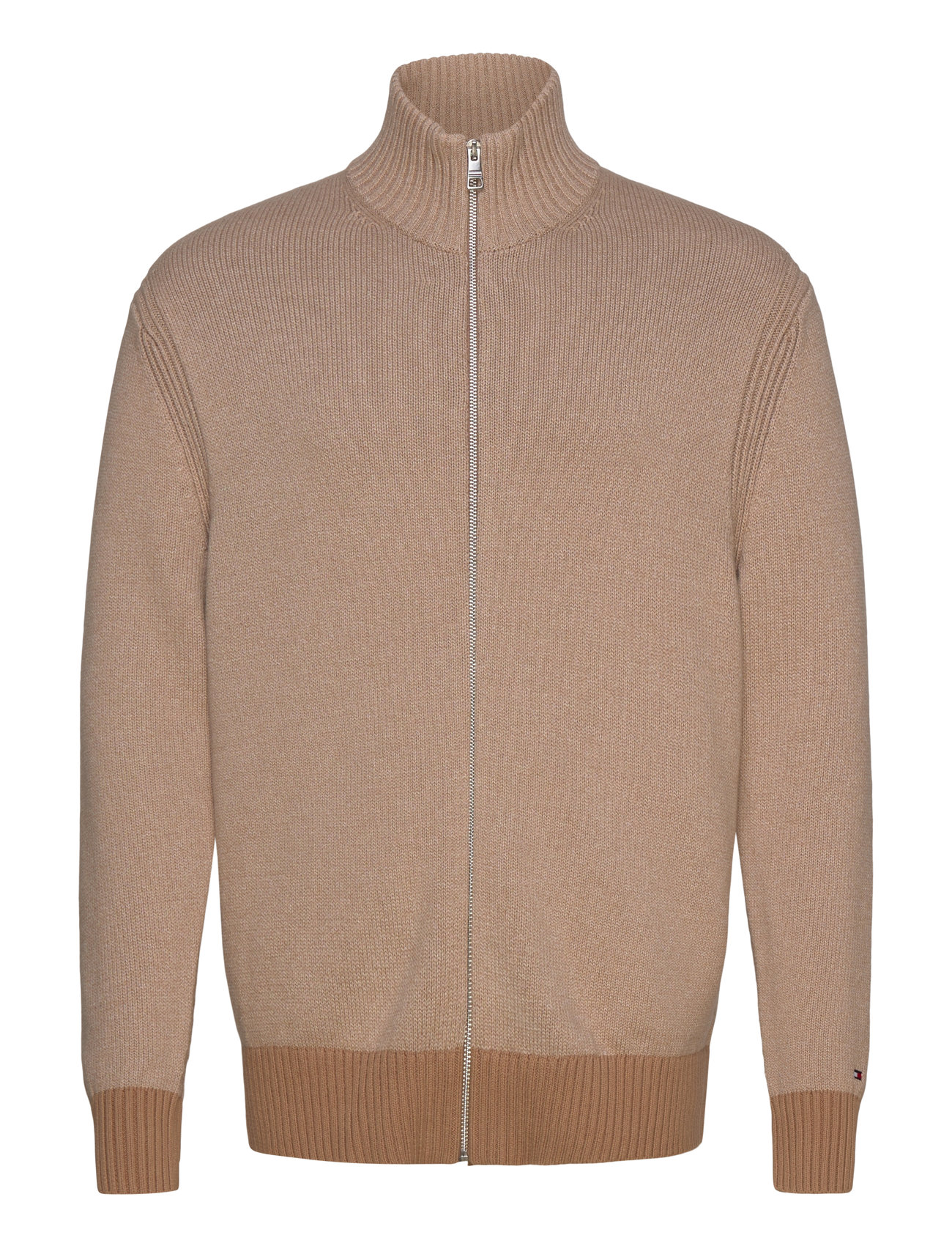 Mouline Zip Thru Beige Tommy Hilfiger