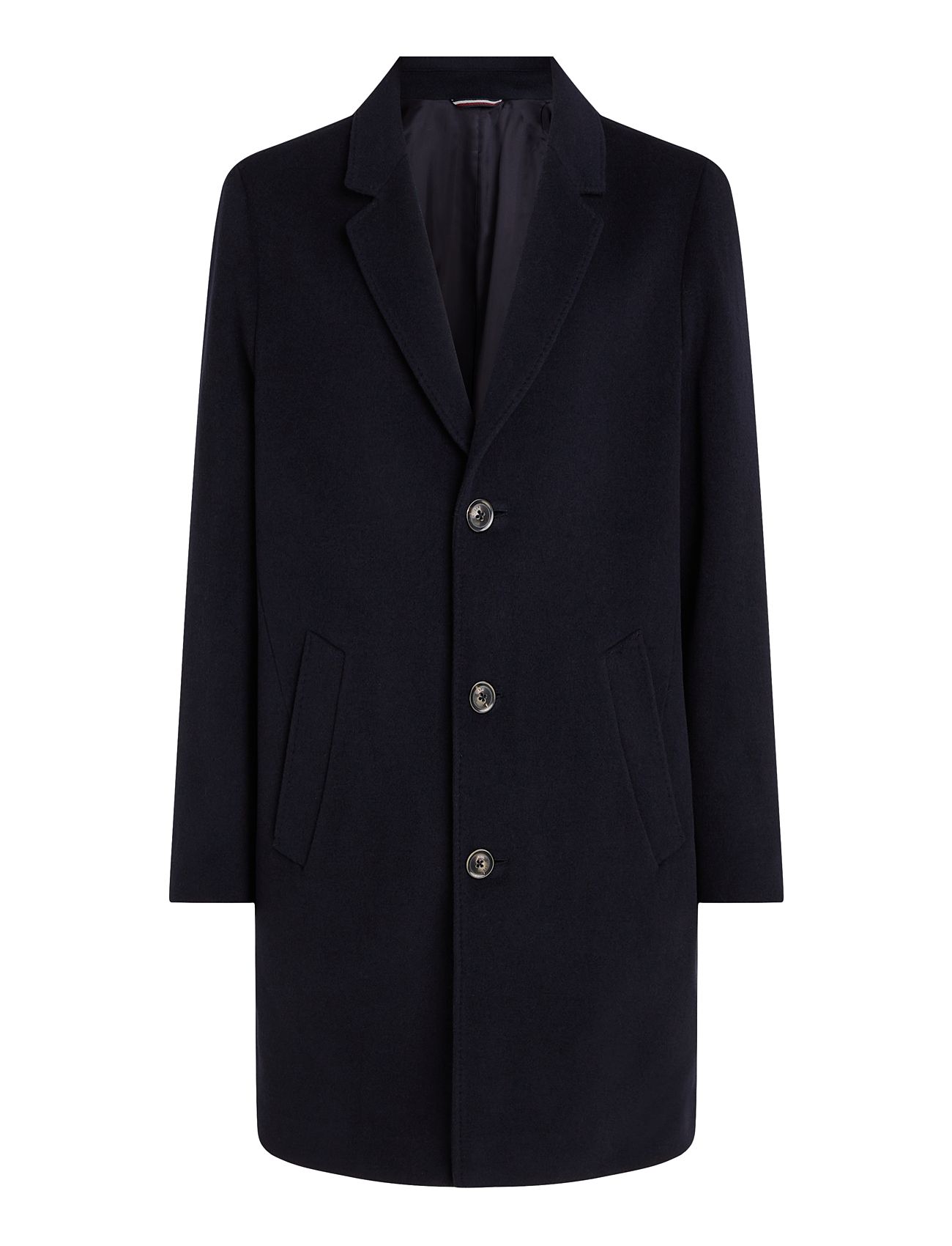 Tommy Hilfiger Dc Wool Mix Coat Marinblå