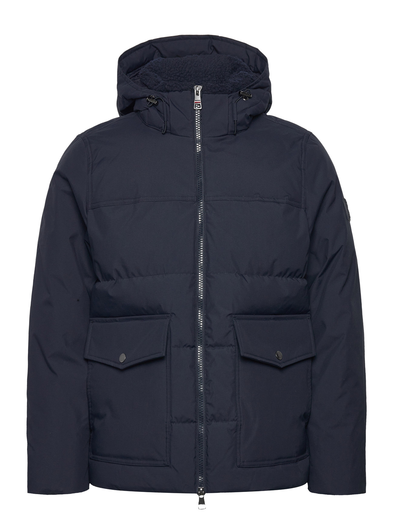 Tommy Hilfiger Rockie Utility Hooded Jacket, M, Navy, Jakker > Vatterede Jakker, Herre
