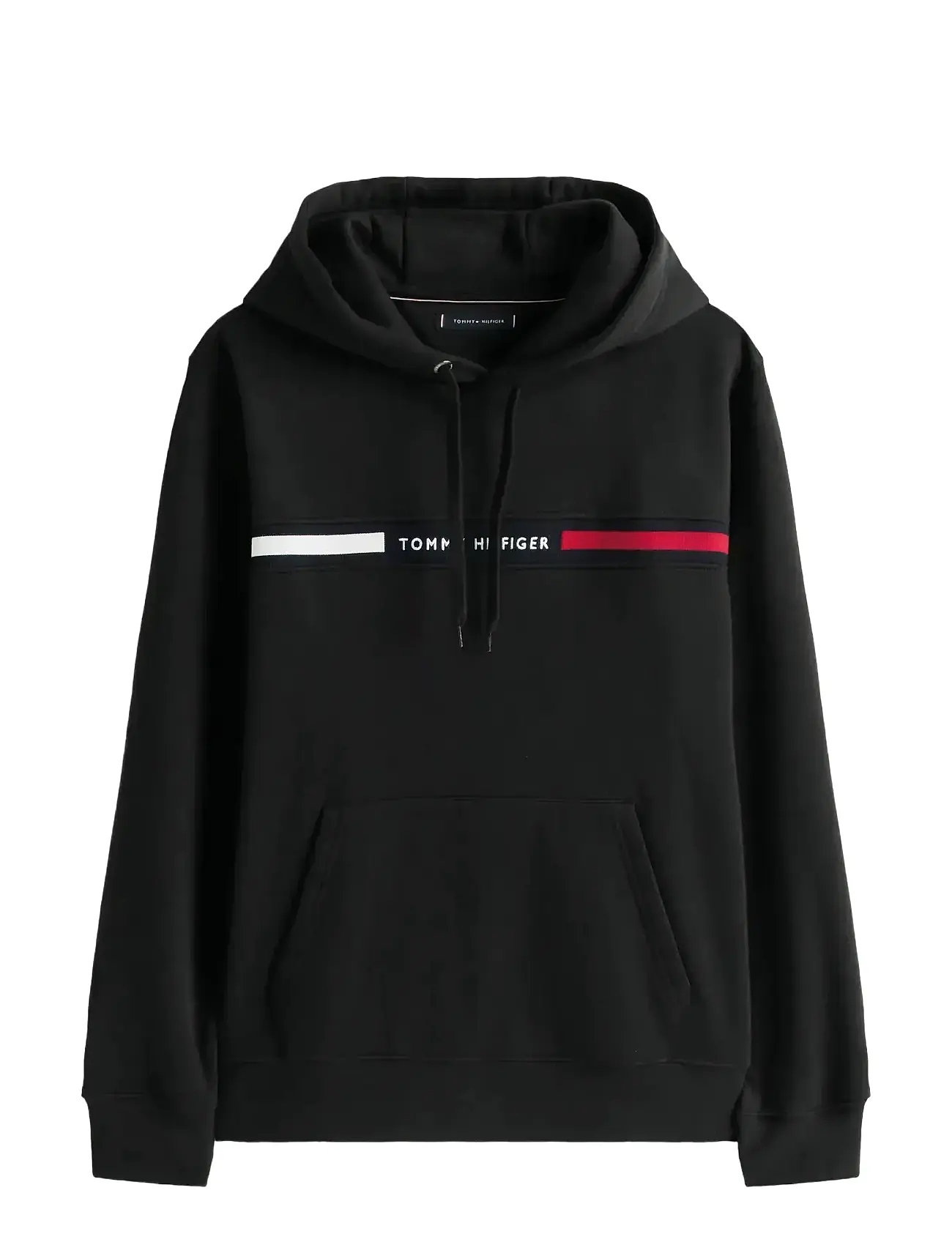 TOMMY HILFIGER Hilfiger Chest Insert Hoody Schwarz - S - Herren