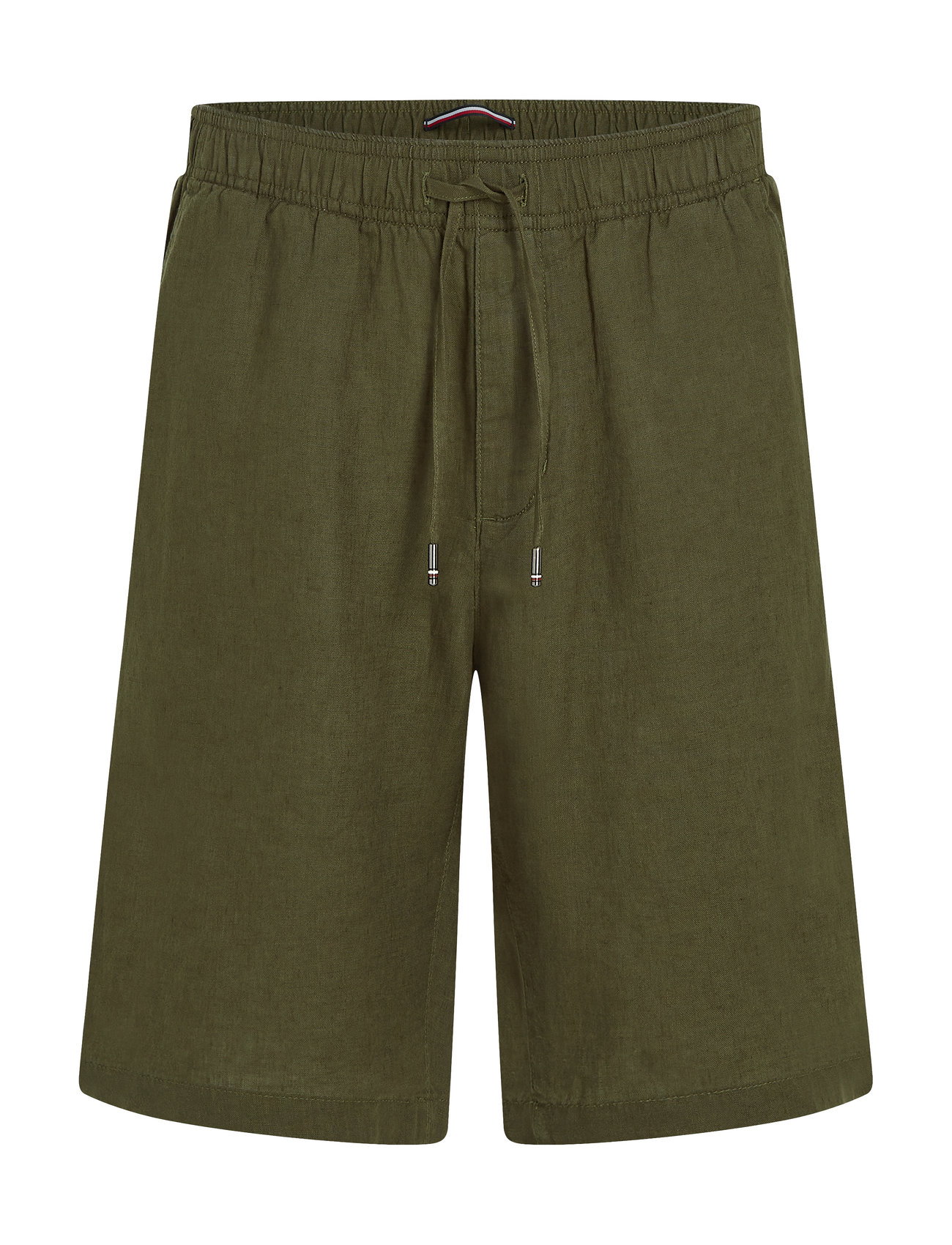 Tommy Hilfiger Harlem Po Linen Short, 30, Khaki green, Shorts > Linen Shorts, Herre