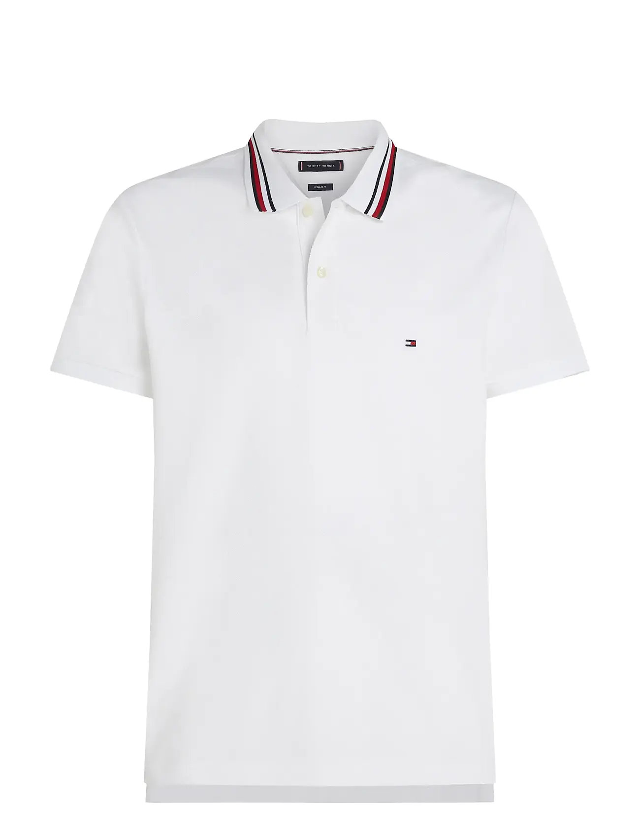 TOMMY HILFIGER Rwb Collar Reg Polo Weiß - XXL - Herren