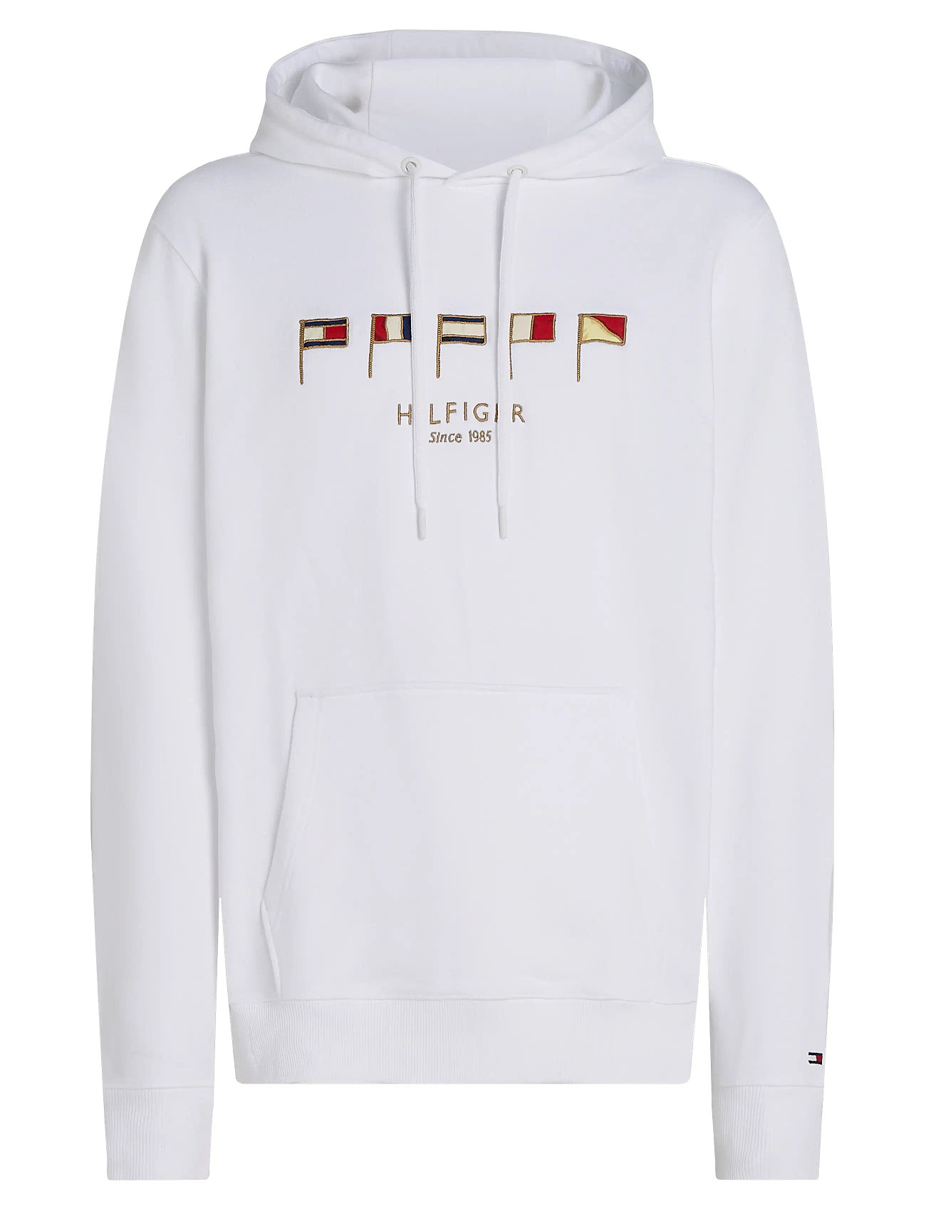 TOMMY HILFIGER Hilfiger Multi Flags Hoody Weiß - L - Herren