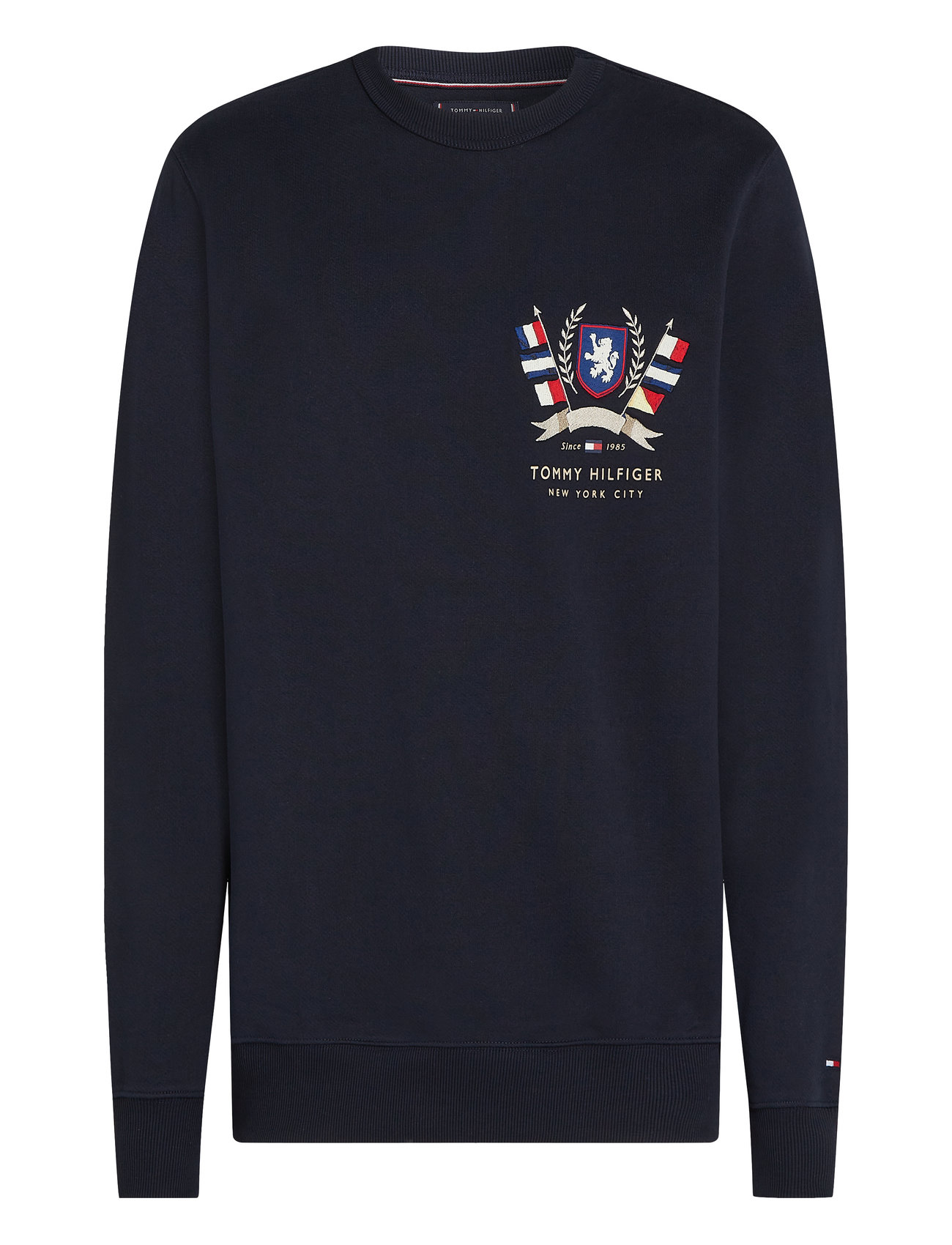 TOMMY HILFIGER Hilfiger Color Crest Sweatshirt Navy - M - Herren