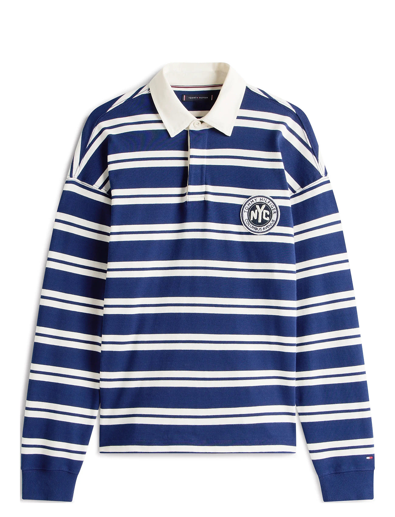 TOMMY HILFIGER Authentic Stripe Rugby Blau - S - Herren