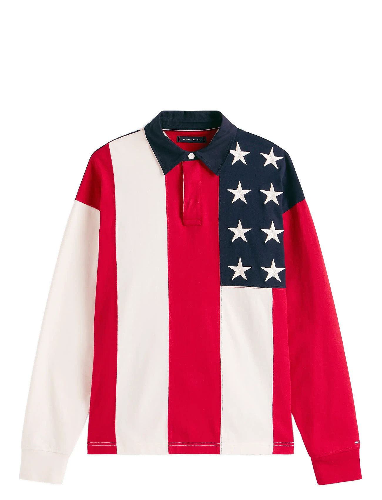 TOMMY HILFIGER Americana Flag Rugby Patterned - S - Herren