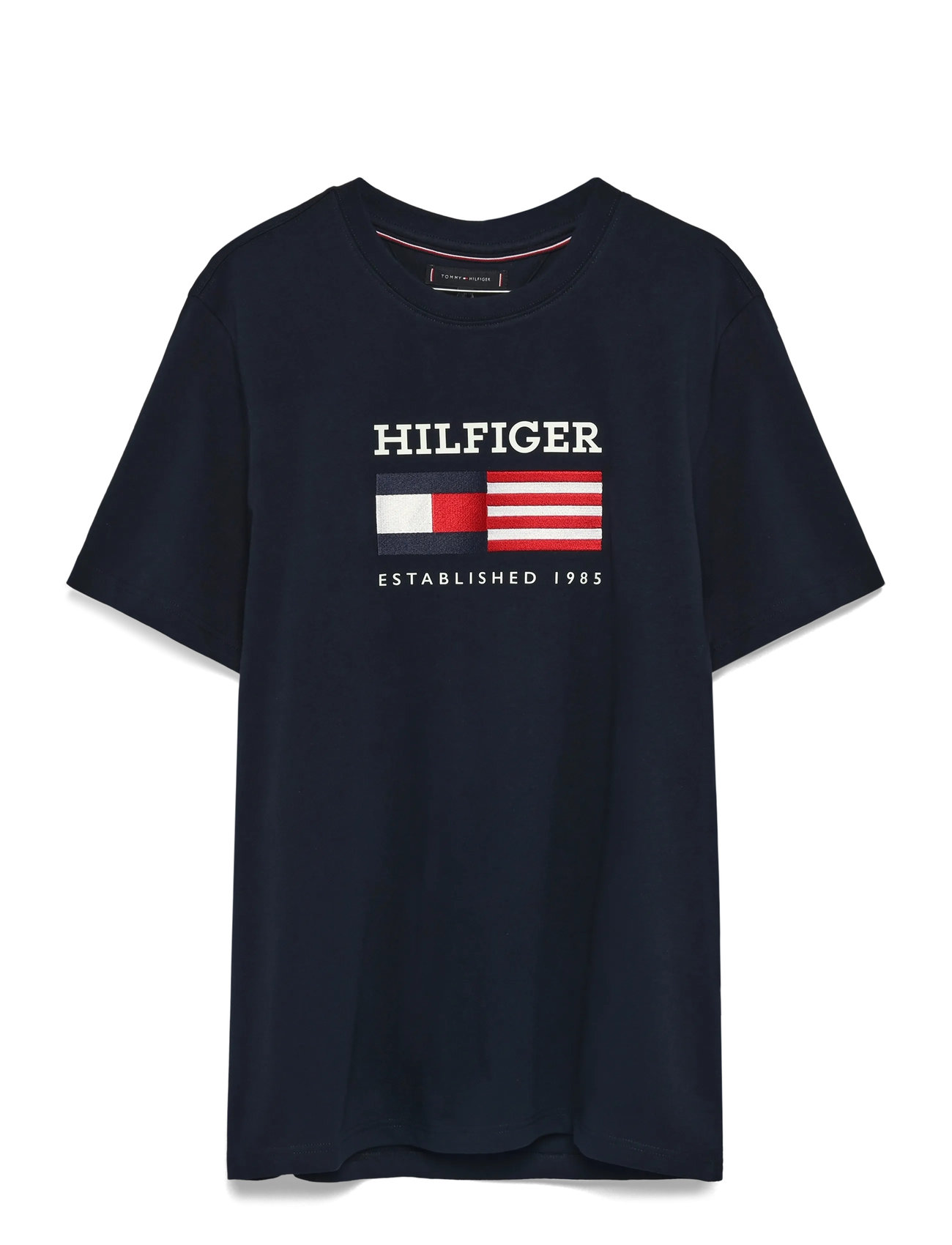TOMMY HILFIGER Americana Monotype Flag Box Tee Navy - S - Herren