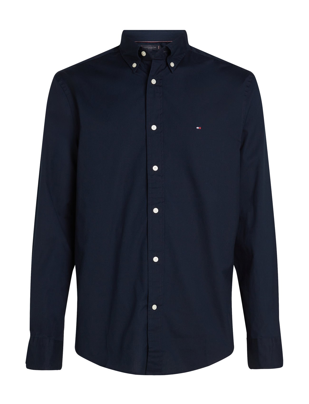 TOMMY HILFIGER Core Flex Poplin Solid Rf Shirt Navy - S - Herren
