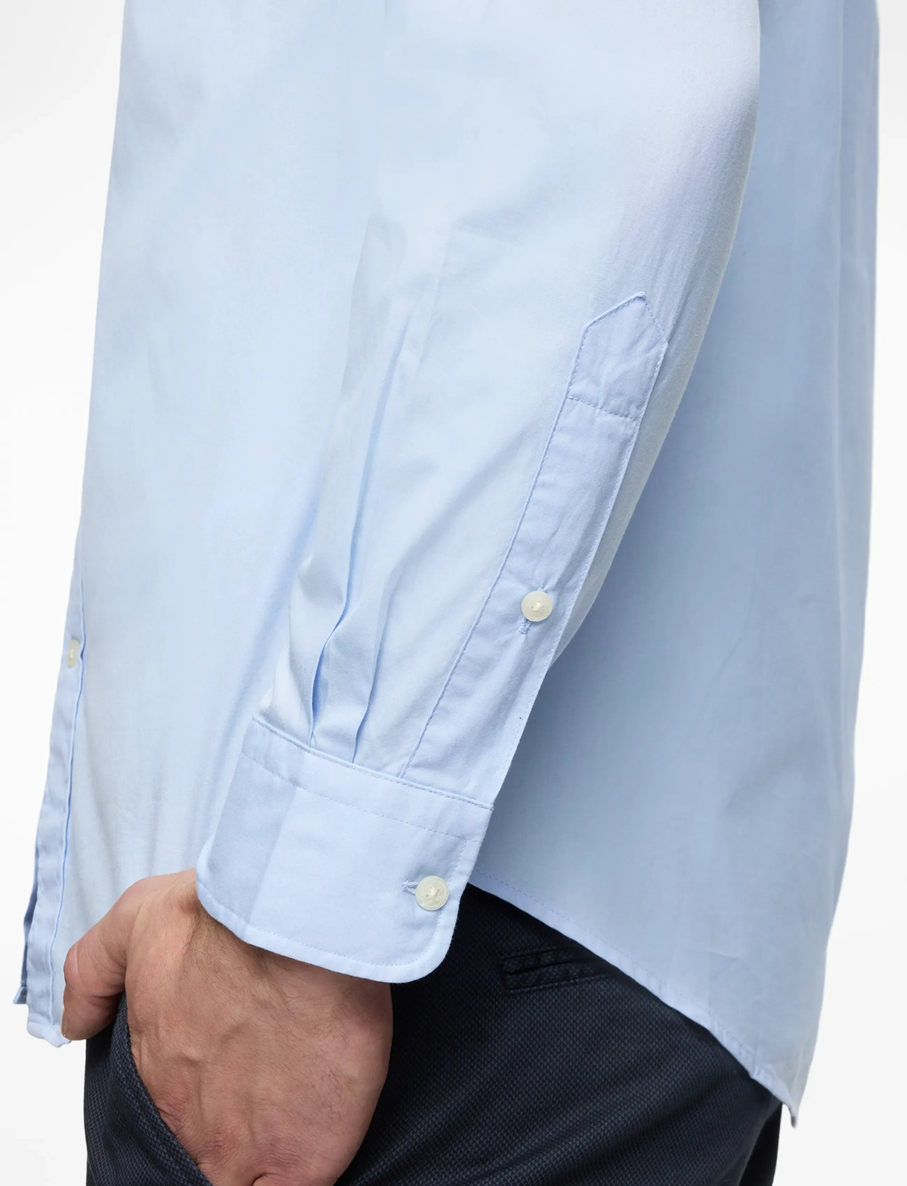 TOMMY HILFIGER Core Flex Poplin Solid Rf Shirt Blau - S - Herren