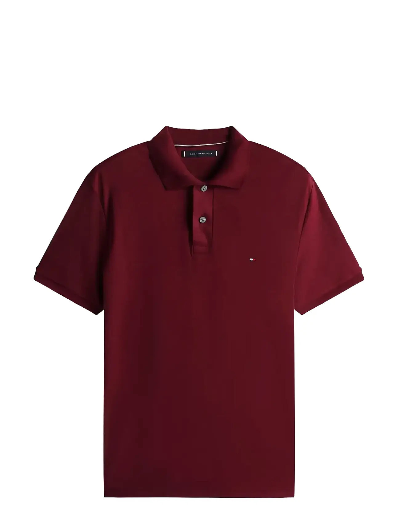 TOMMY HILFIGER Liquid Baumwolle Reg Seasonal Polo Burgundy - M - Herren