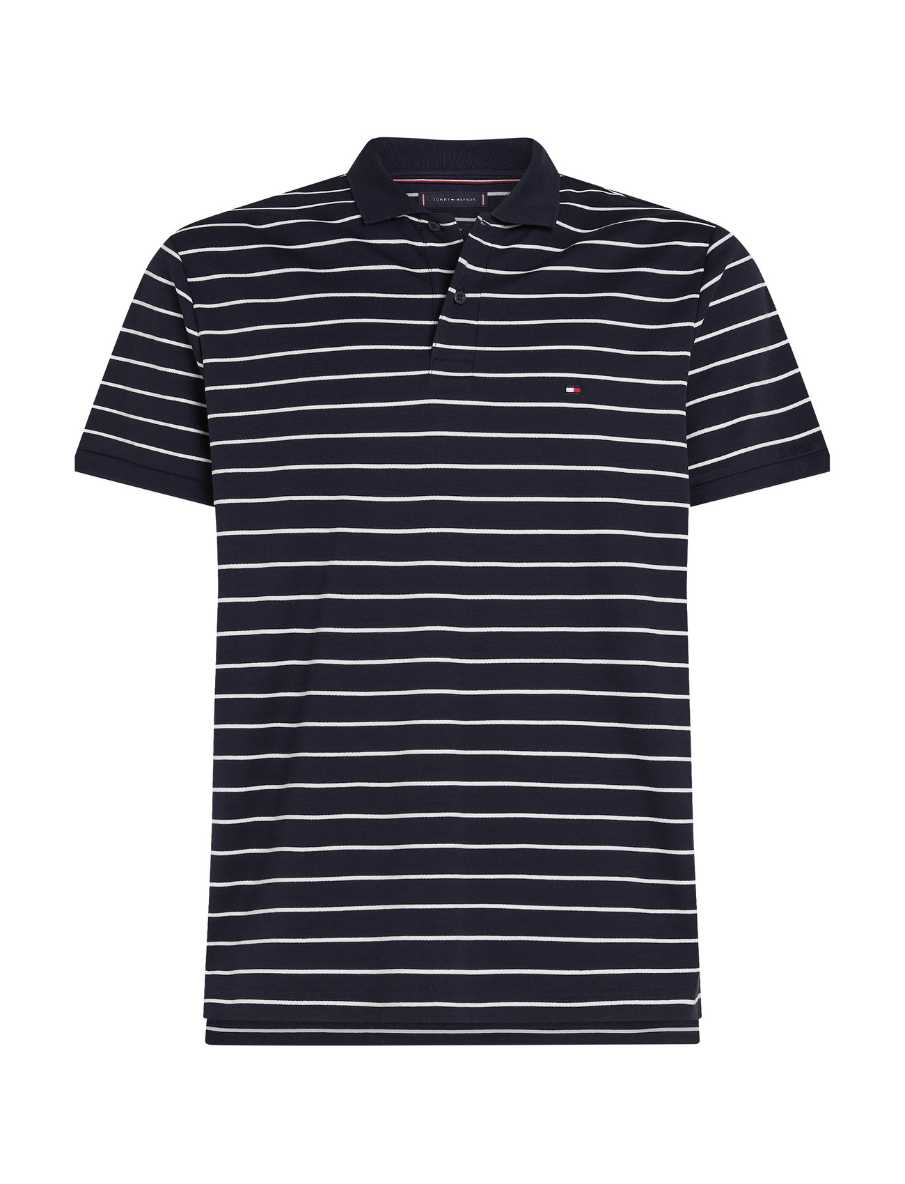 TOMMY HILFIGER Liquid Baumwolle Reg Seasonal Polo Navy - M - Herren