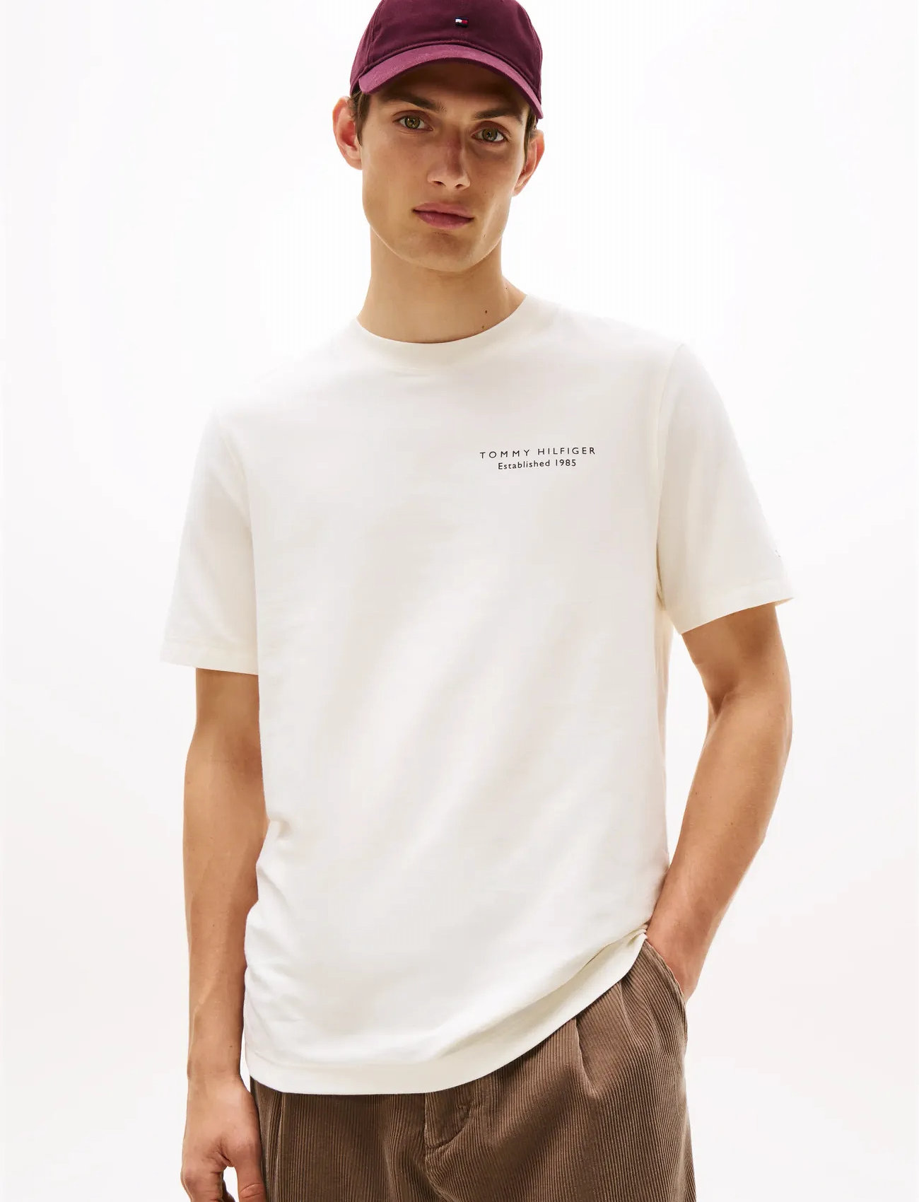 Tommy Hilfiger Photo Print Graphic Tee, XXL, White, T-Shirts > Kortærmede, Herre