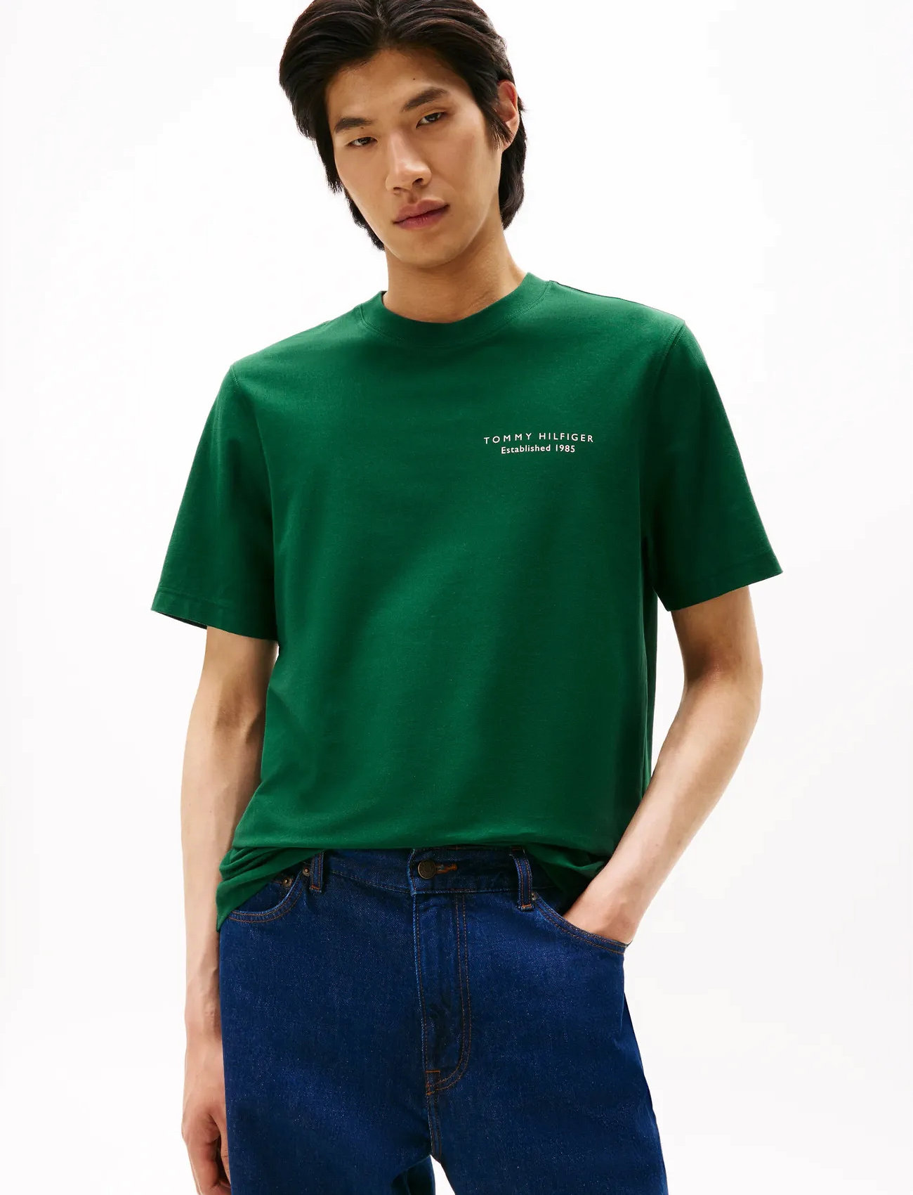 Tommy Hilfiger Photo Print Graphic Tee, XL, Green, T-Shirts > Kortærmede, Herre