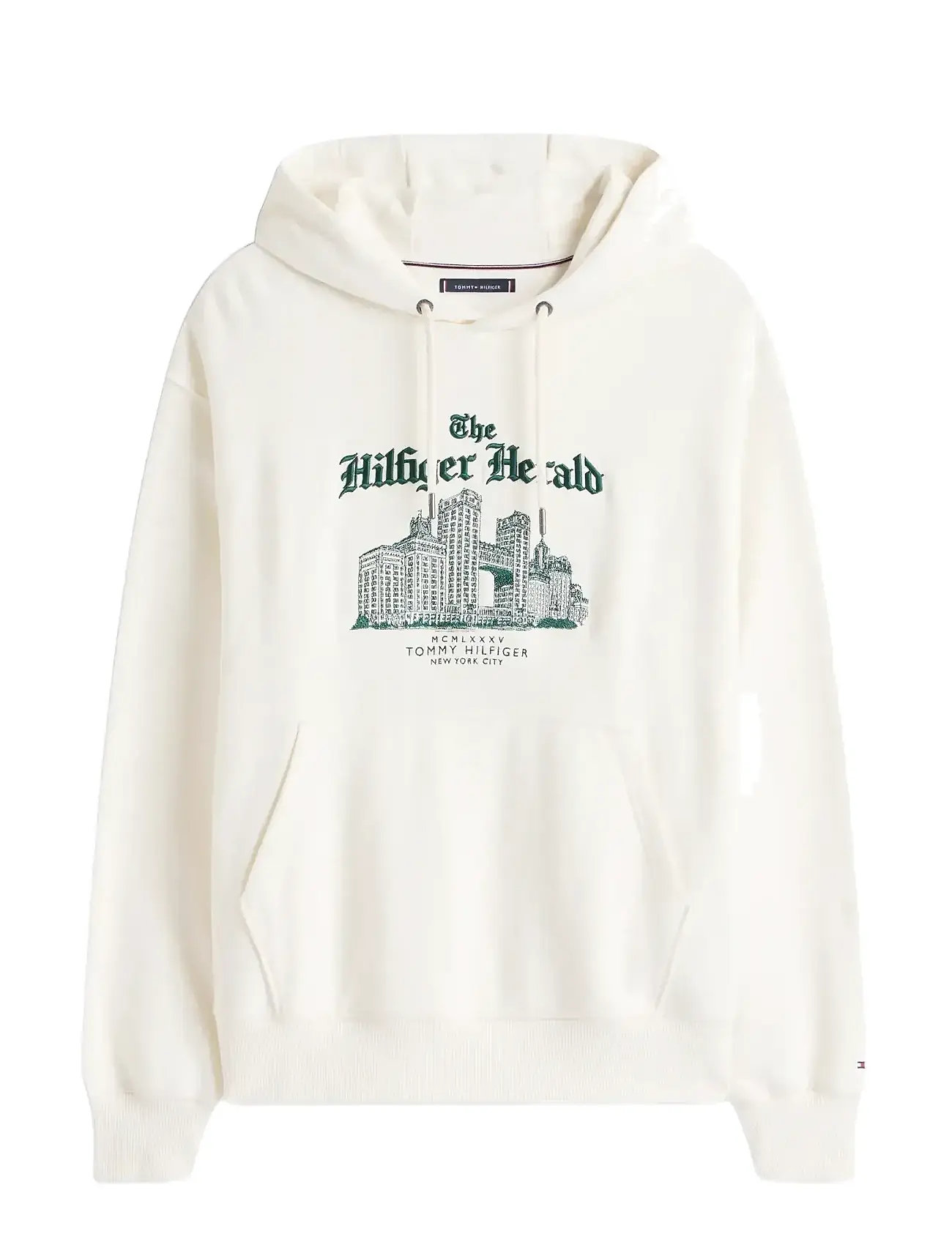 TOMMY HILFIGER Herald Skyline Hoody Cream - XL - Herren