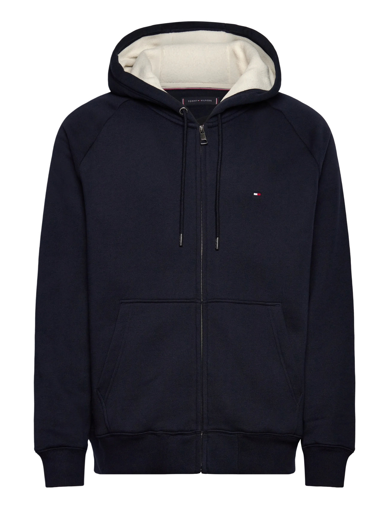 TOMMY HILFIGER Teddy Lined Hdd Zip Through Navy - XS - Herren