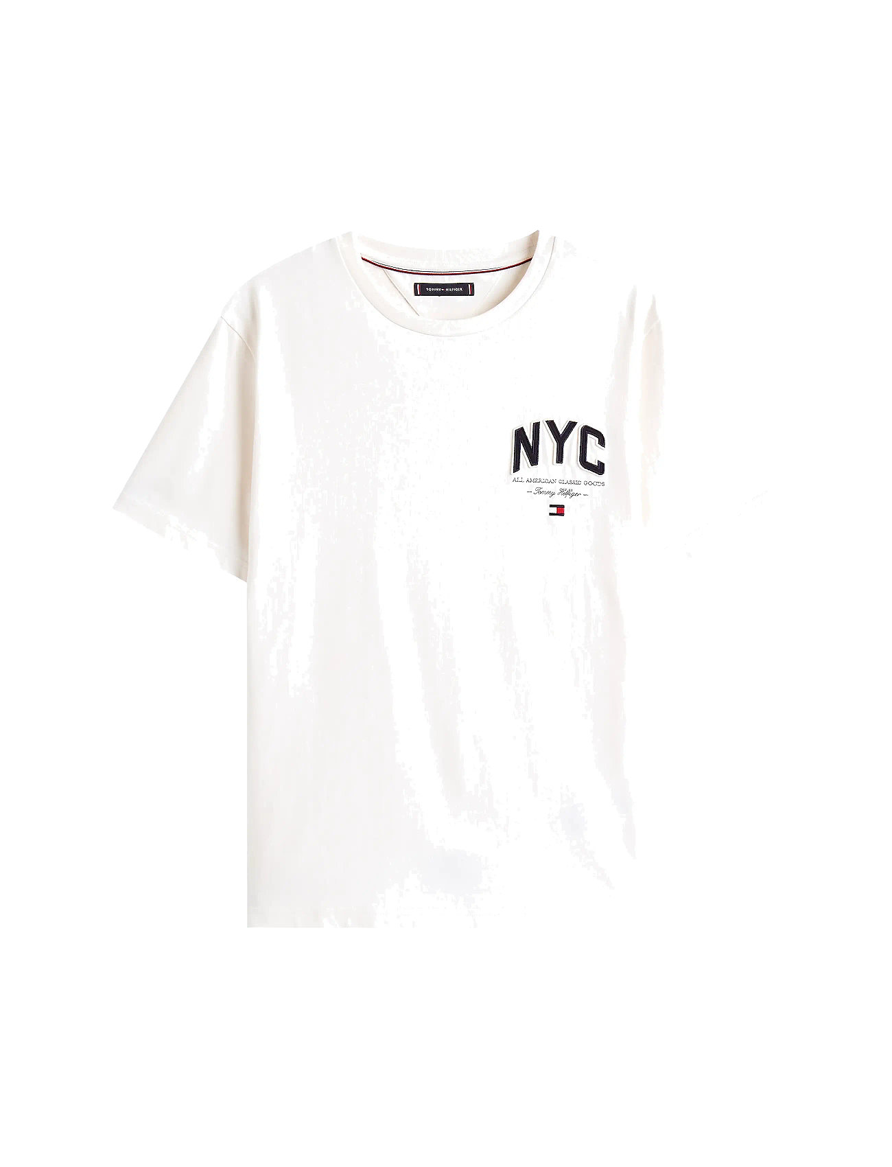 TOMMY HILFIGER Hilfiger Script Nyc Tee Weiß - XL - Herren