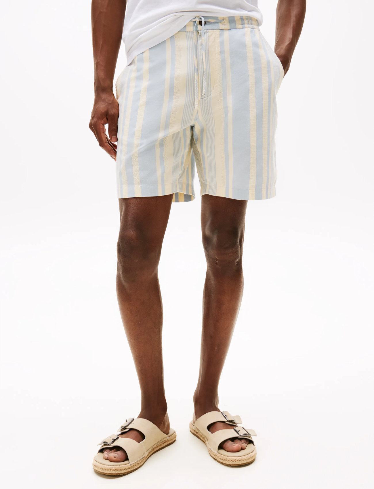 Tommy Hilfiger Mercer 7Inch Multi Stripe Yd, 32, Multi/patterned, Shorts > Afslappede Shorts, Herre