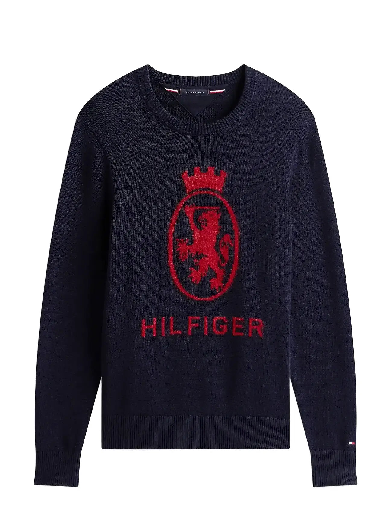 TOMMY HILFIGER Gifting Crest Crew Neck Navy - XL - Herren