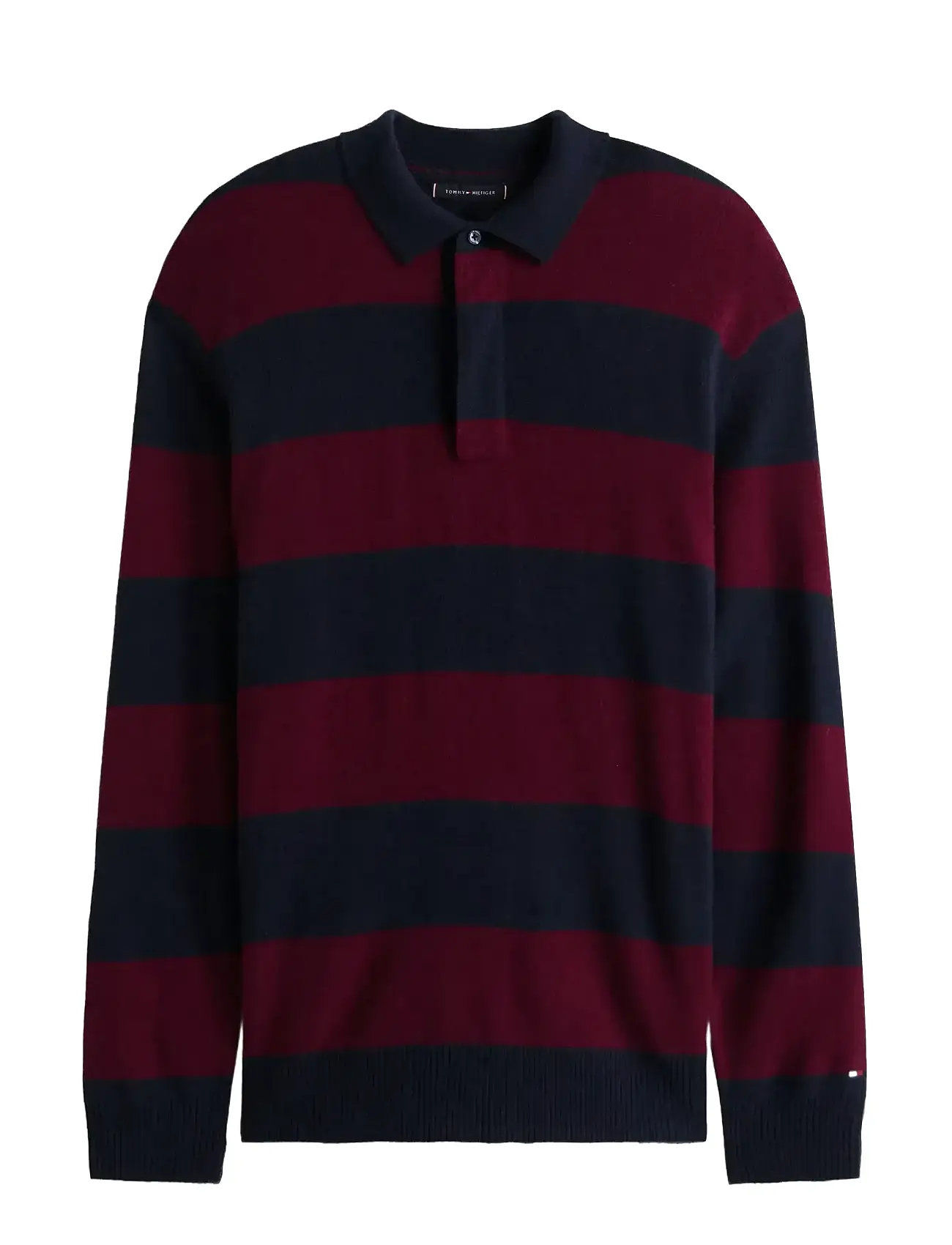 TOMMY HILFIGER Dc Strick Rugby Navy - L - Herren