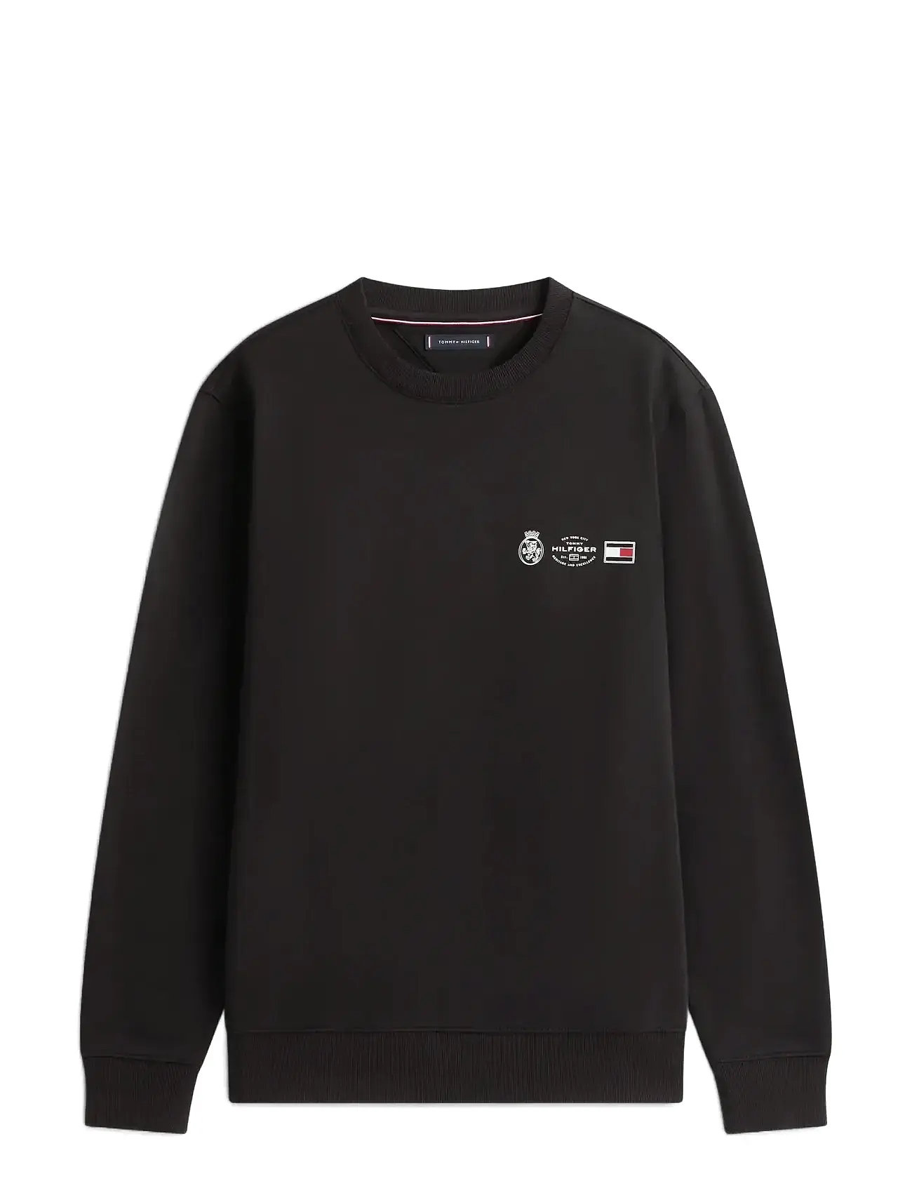 TOMMY HILFIGER Klein Crest Outline Crew Neck Schwarz - M - Herren