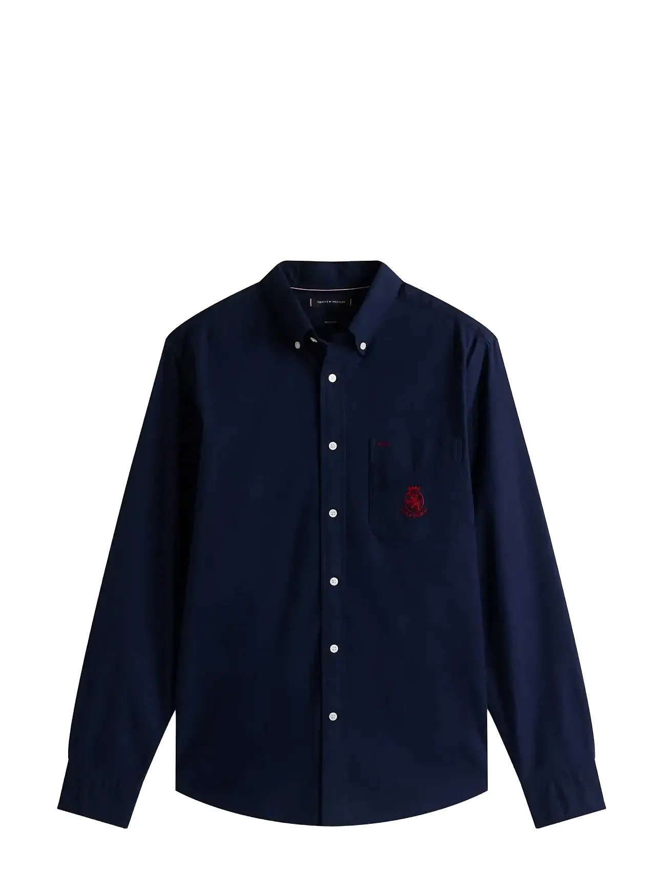 TOMMY HILFIGER Brushed Oxf Crest Pocket Shirt Navy - XL - Herren