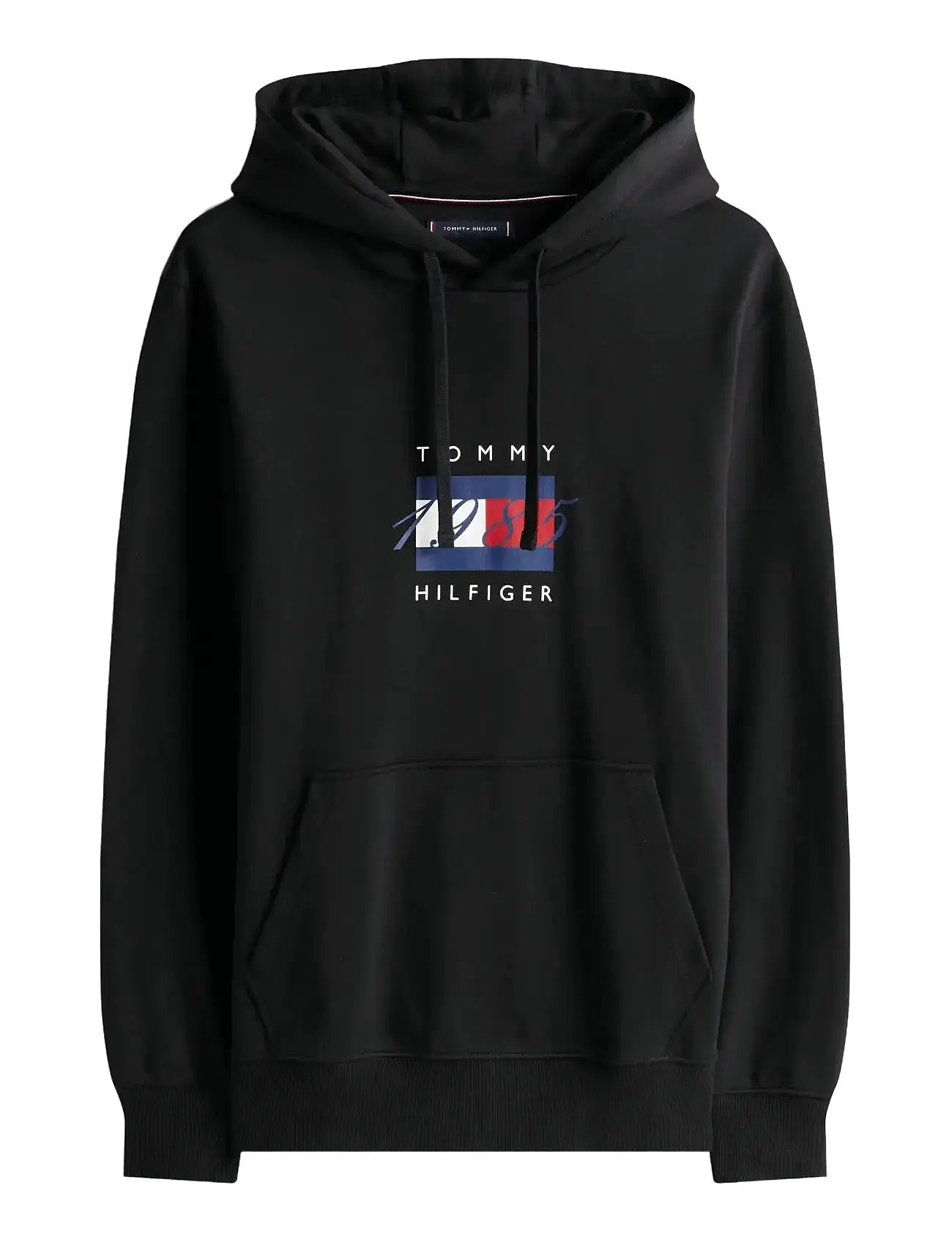 TOMMY HILFIGER Linear Flag Graphic Hoodie Schwarz - XL - Herren