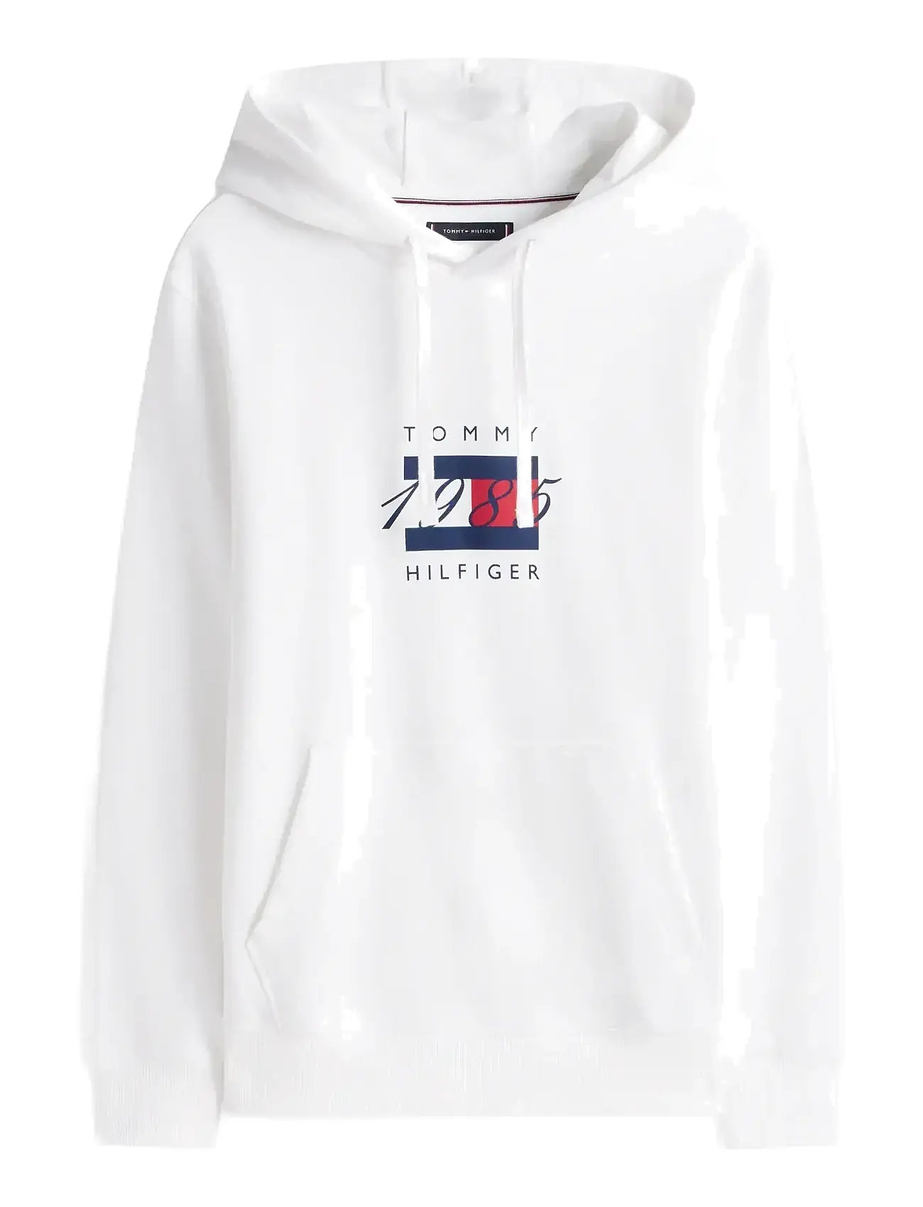 TOMMY HILFIGER Linear Flag Graphic Hoodie Weiß - XXXL - Herren