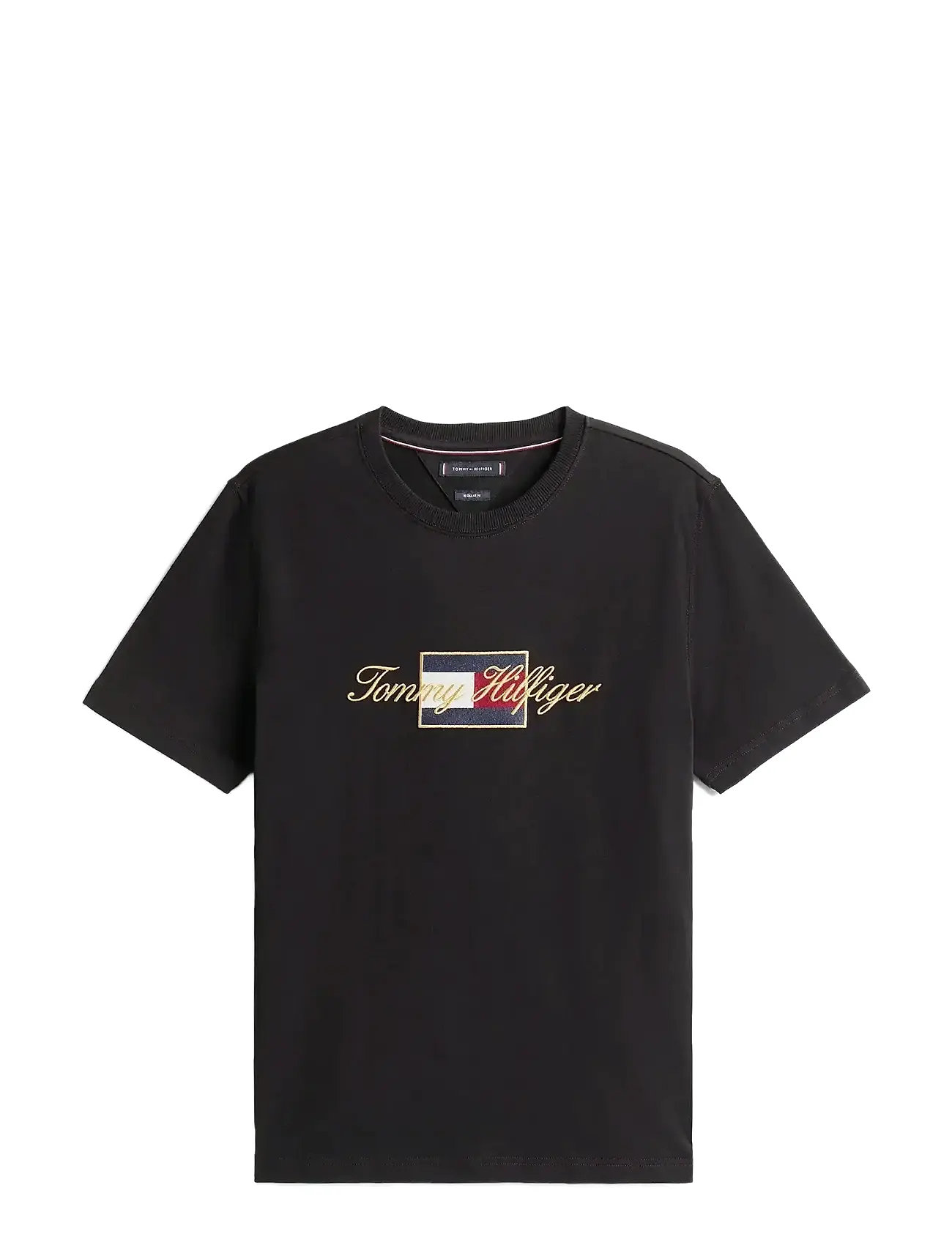 TOMMY HILFIGER Icon Gold Tee Schwarz - L - Herren