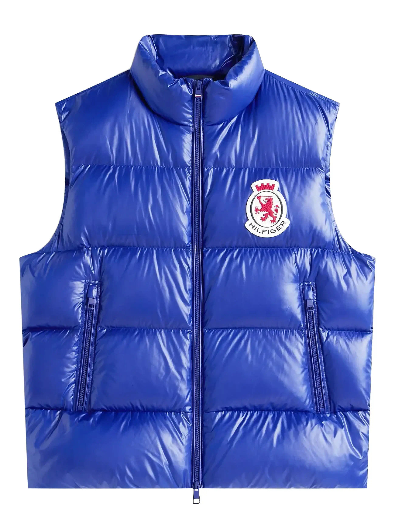 TOMMY HILFIGER Rwb Crest Shiny Down Vest Blau - L - Herren