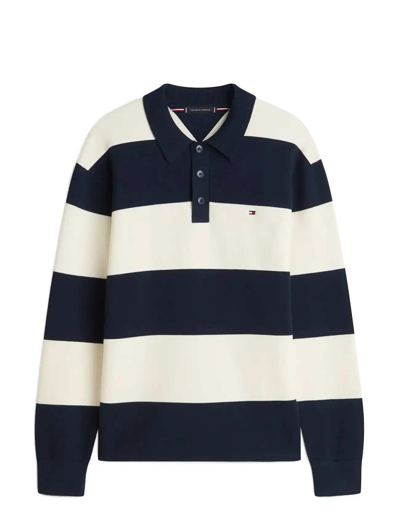 TOMMY HILFIGER Full Milano Ls Polo Navy - XL - Herren