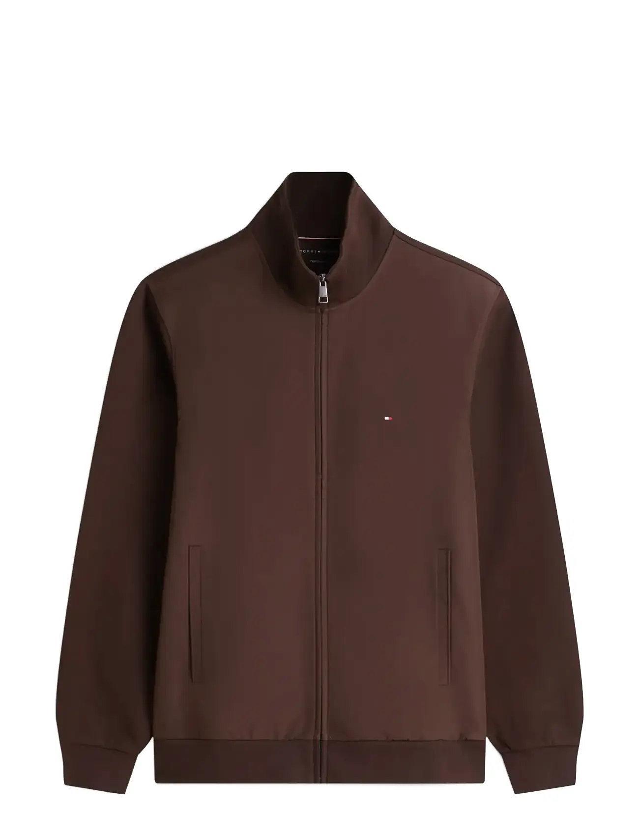TOMMY HILFIGER Essential Intechno Mix Zip Thru Braun - XL - Herren