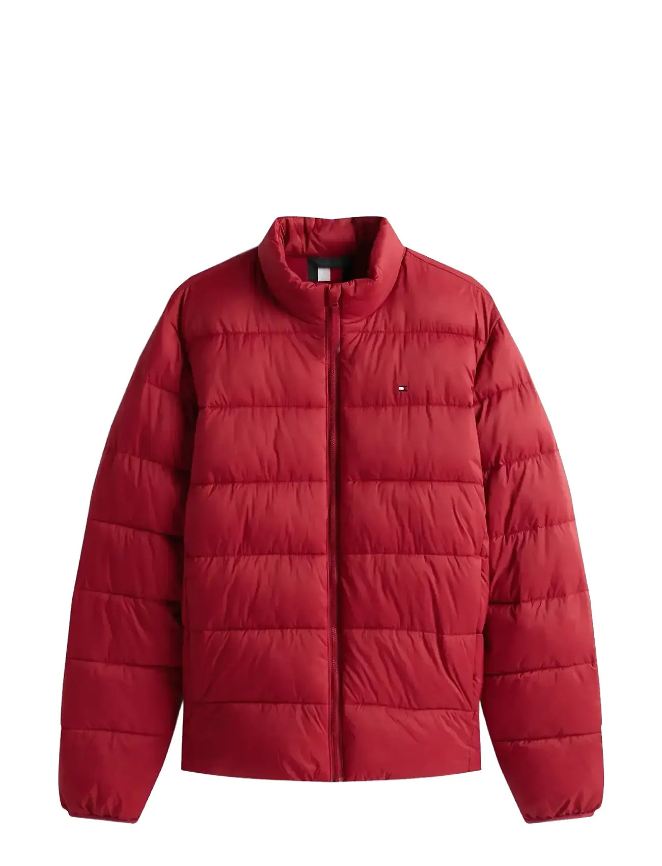 TOMMY HILFIGER Mid Weight Stand Collar Jkt Rot - M - Herren