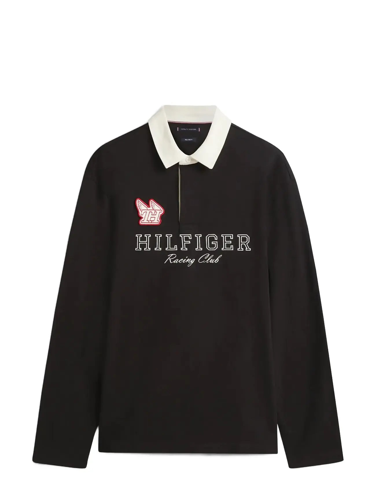 TOMMY HILFIGER Ls Athleisure Rugby Polo Schwarz - XL - Herren