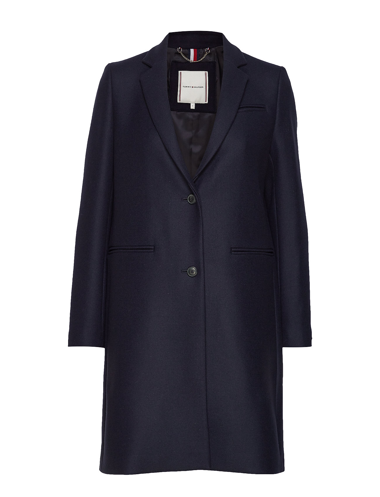Tommy Hilfiger TH Ess Wool Blend Classic Coat Giacca Donna