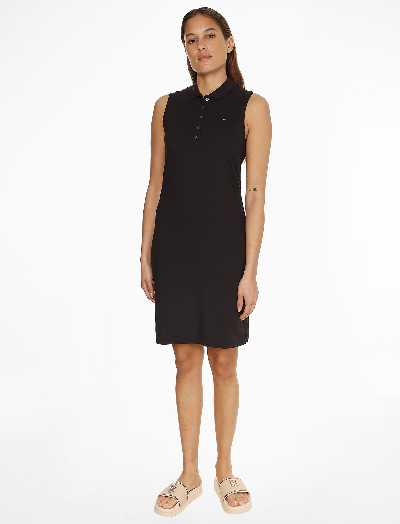 tommy hilfiger slim polo dress