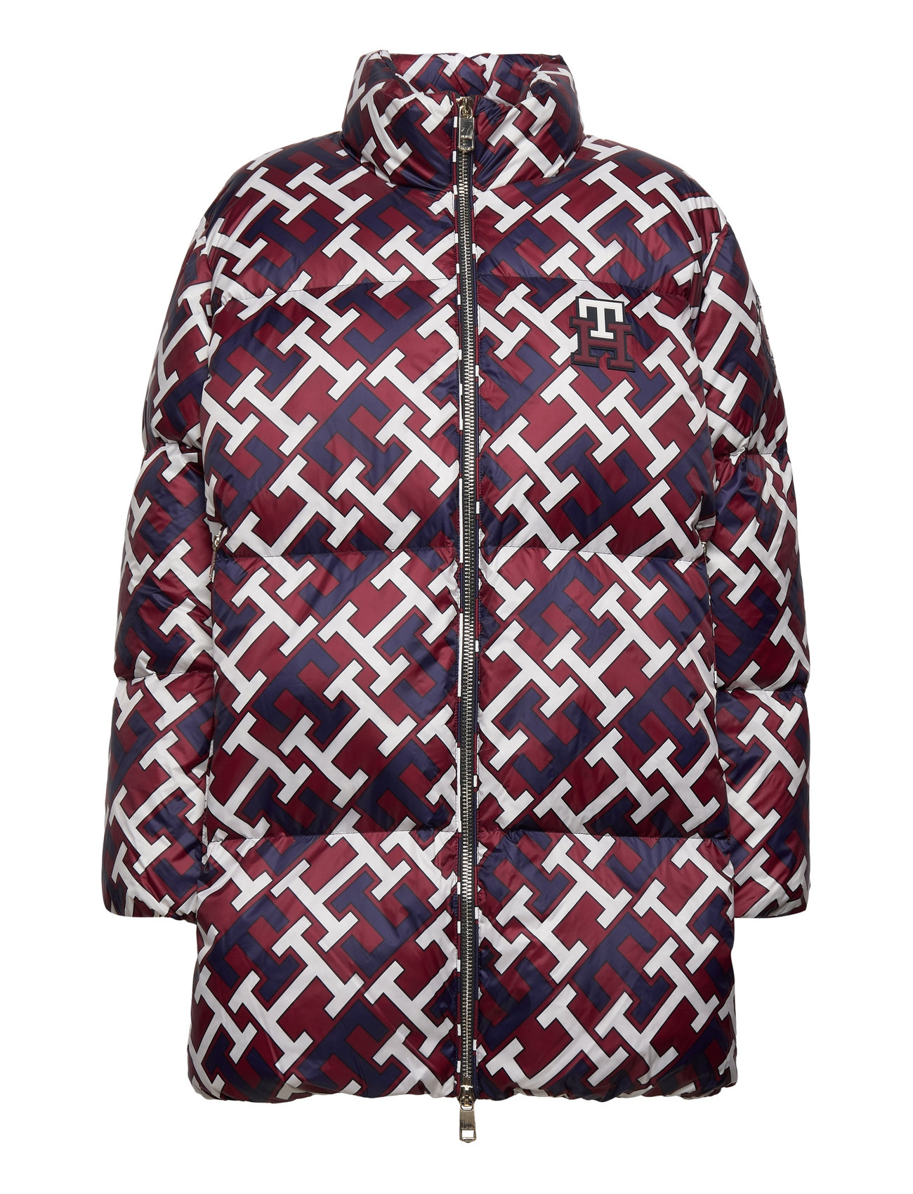 Tommy Hilfiger Monogram-Pattern Padded Jacket