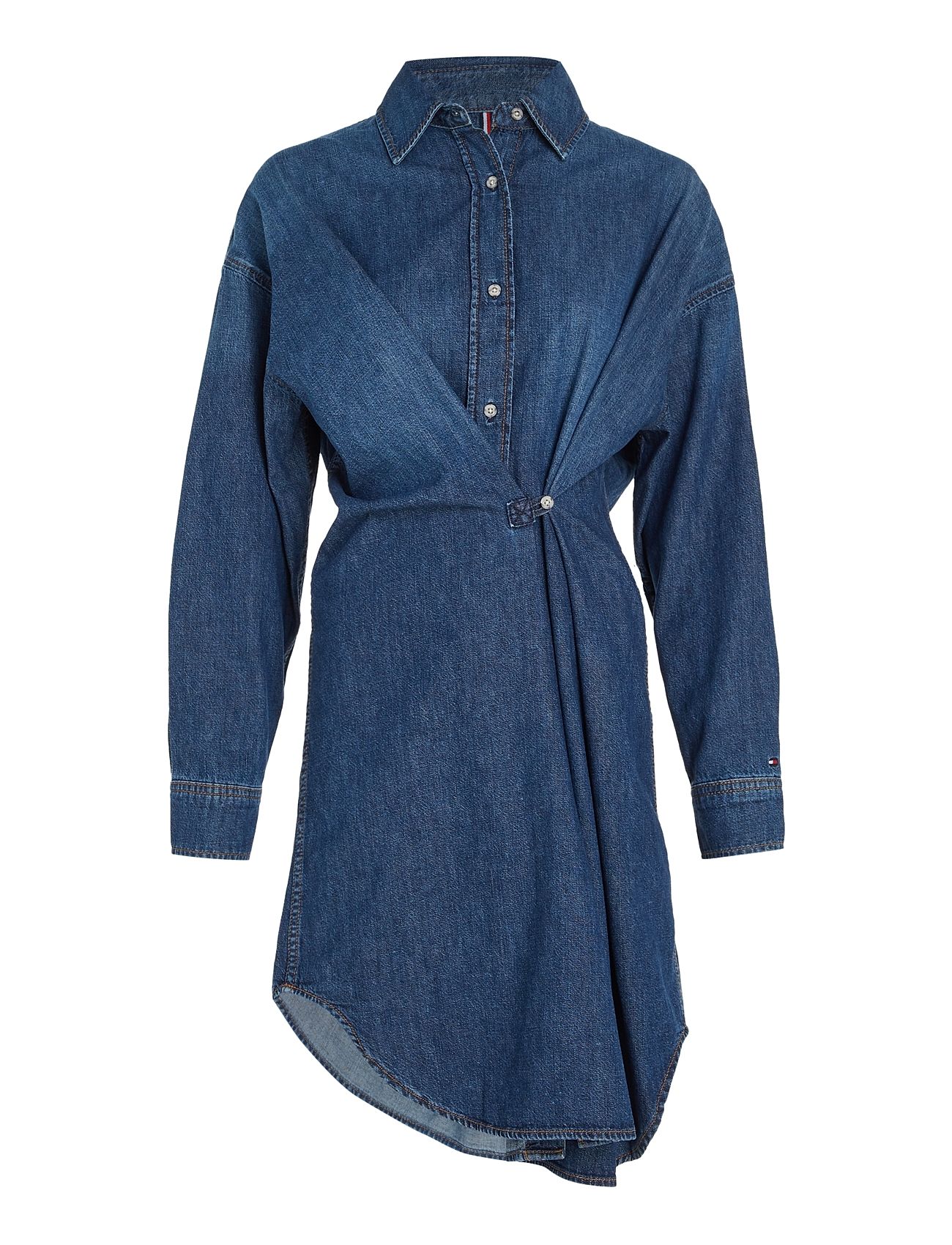 Dnm Long Shirt Dress Ada Blue Tommy Hilfiger
