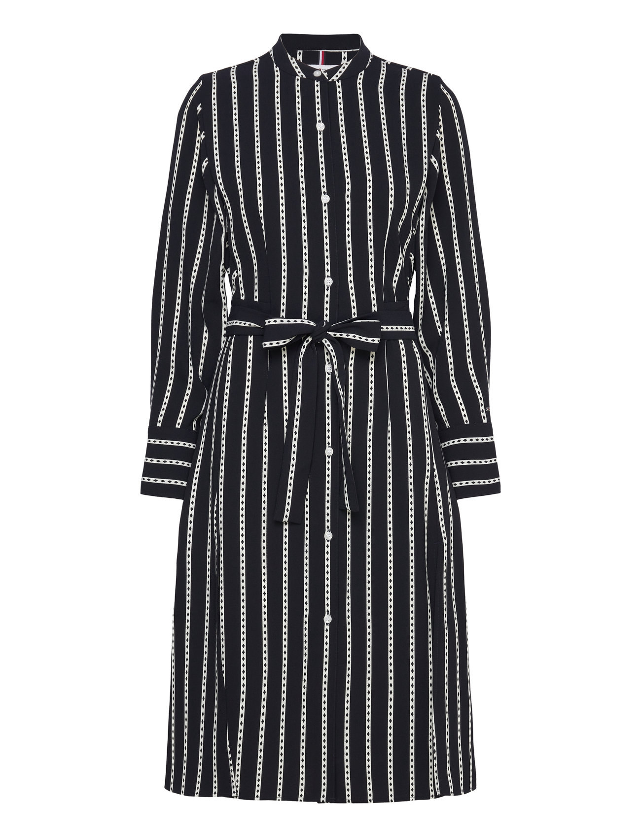 Tommy Hilfiger Argyle Stripe - Dress dresses Midi Midi Shirt