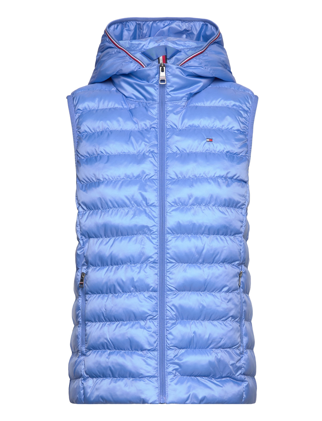 Lw Padded Global Stripe Vest Vests Padded Vests Blue Tommy Hilfiger